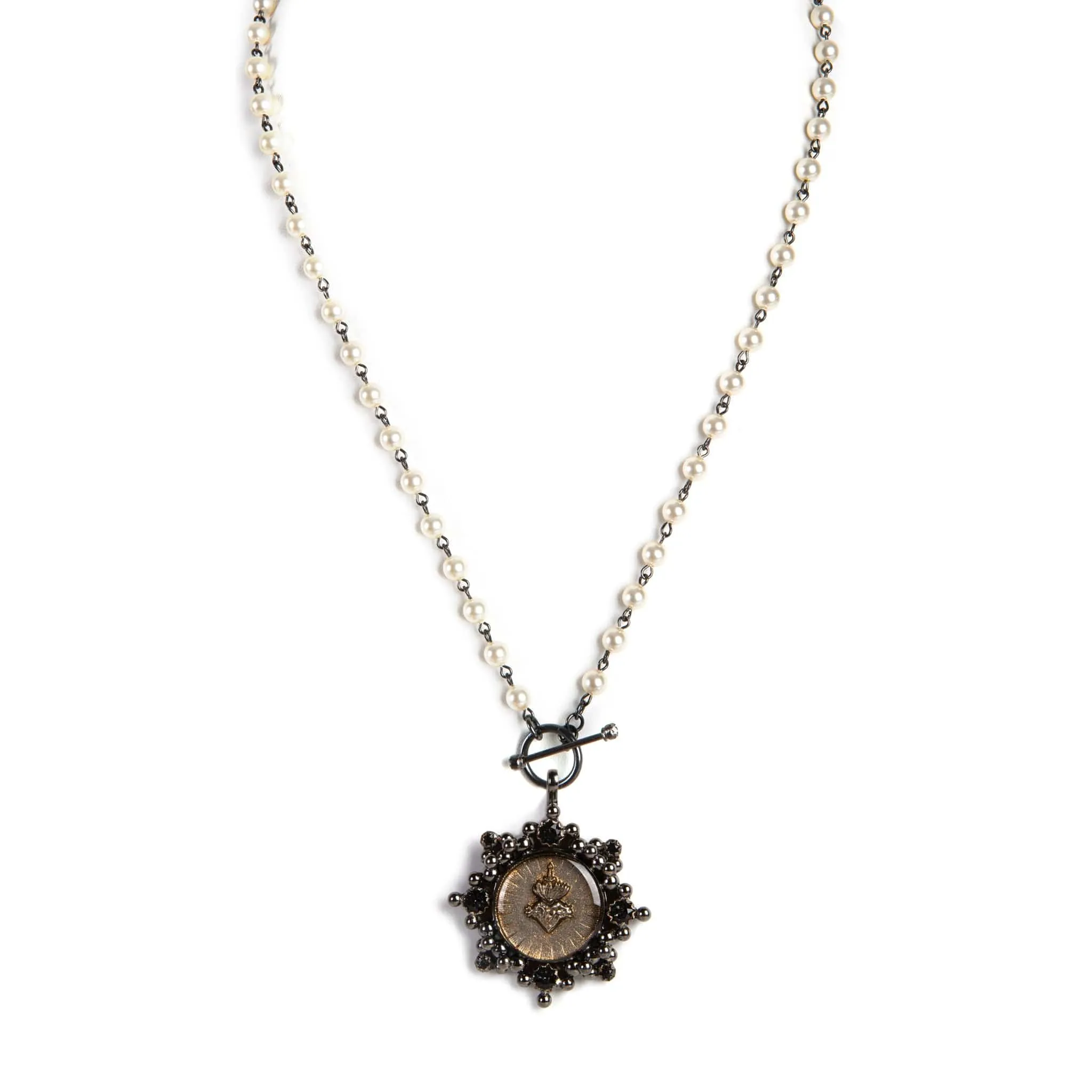 Delfina - 6mm Pearl Cream with All Medallions