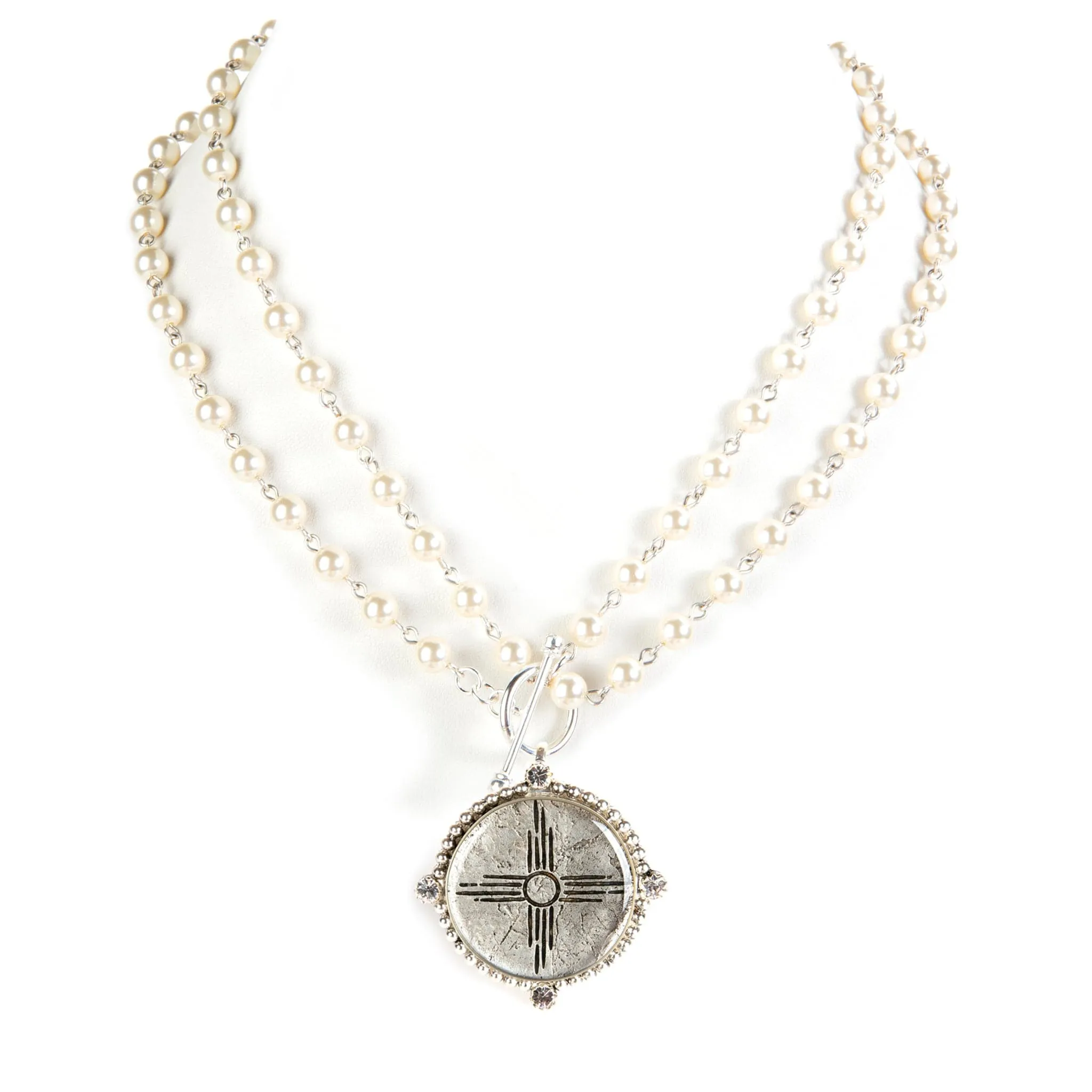 Delfina - 6mm Pearl Cream with All Medallions
