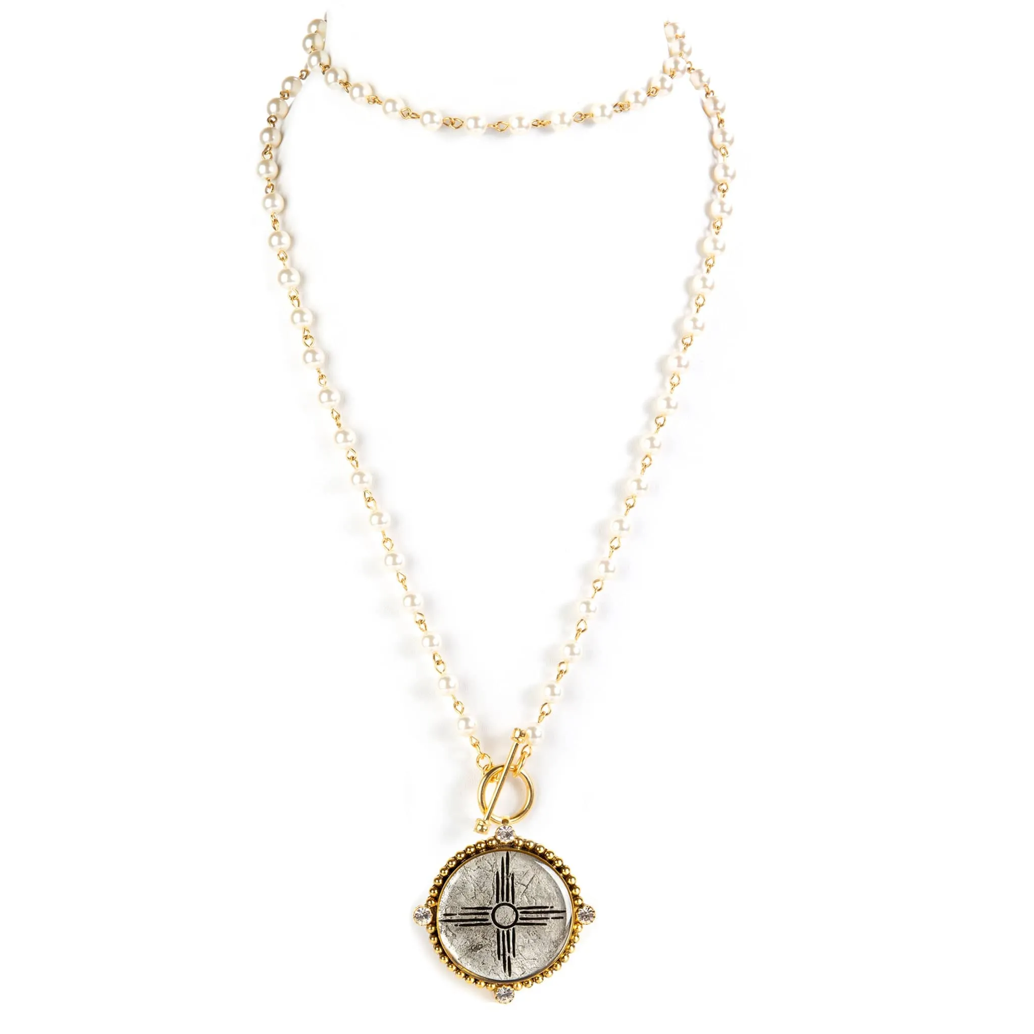 Delfina - 6mm Pearl Cream with All Medallions