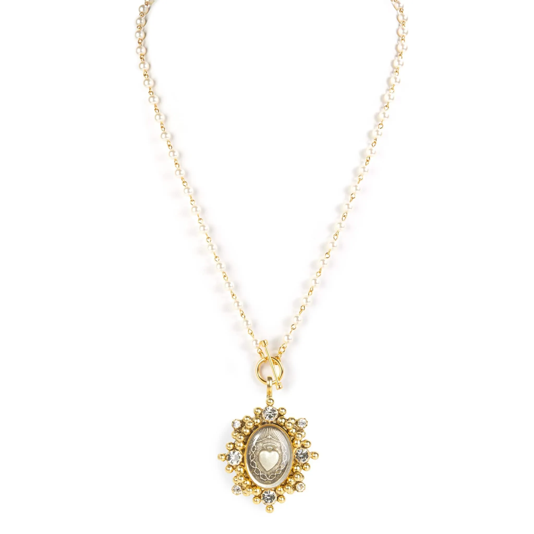 Delfina - 6mm Pearl Cream with All Medallions