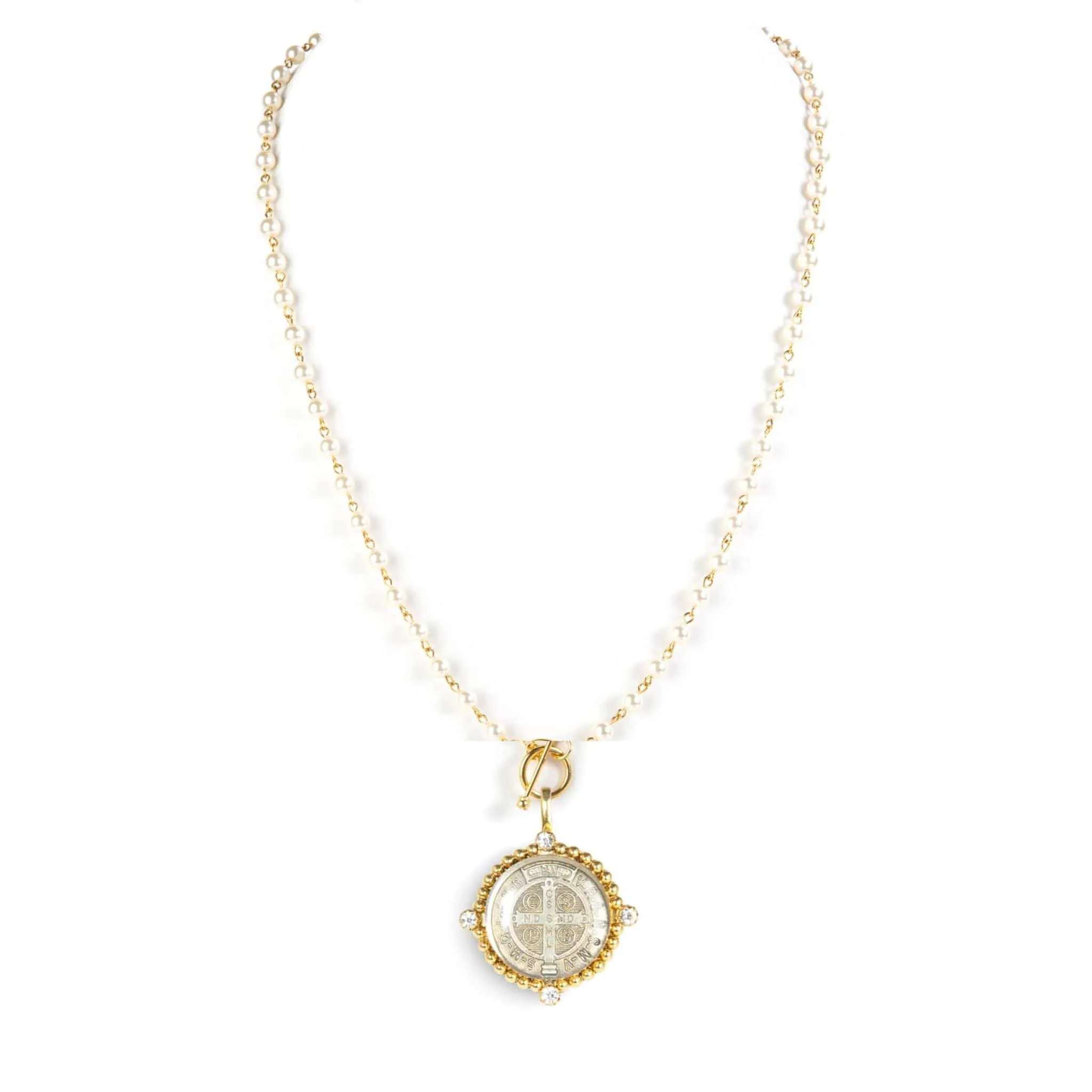 Delfina - 6mm Pearl Cream with All Medallions