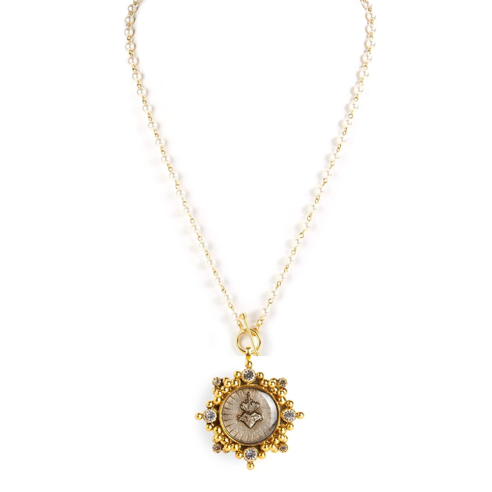 Delfina - 6mm Pearl Cream with All Medallions
