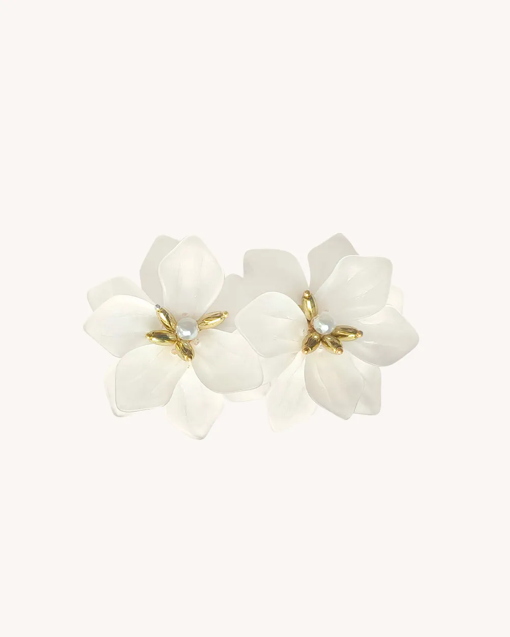 Dewdrop Dreams Flower Earrings