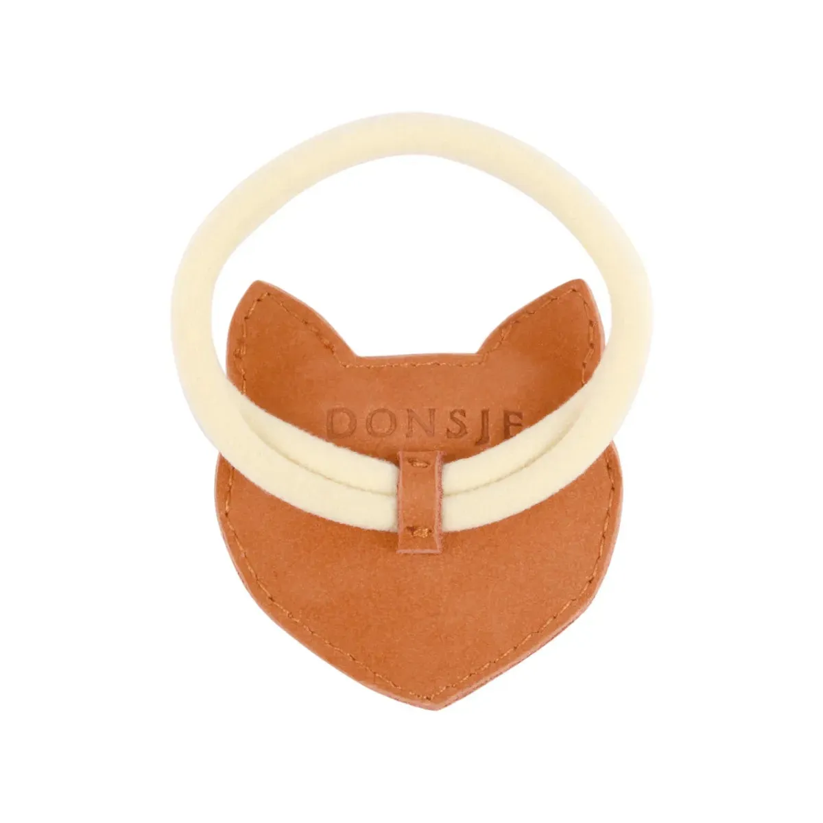 Donsje Leather Hair Tie - Fox