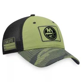 Fanatics Men's New York Islanders Signature Camo/Black Military Cap