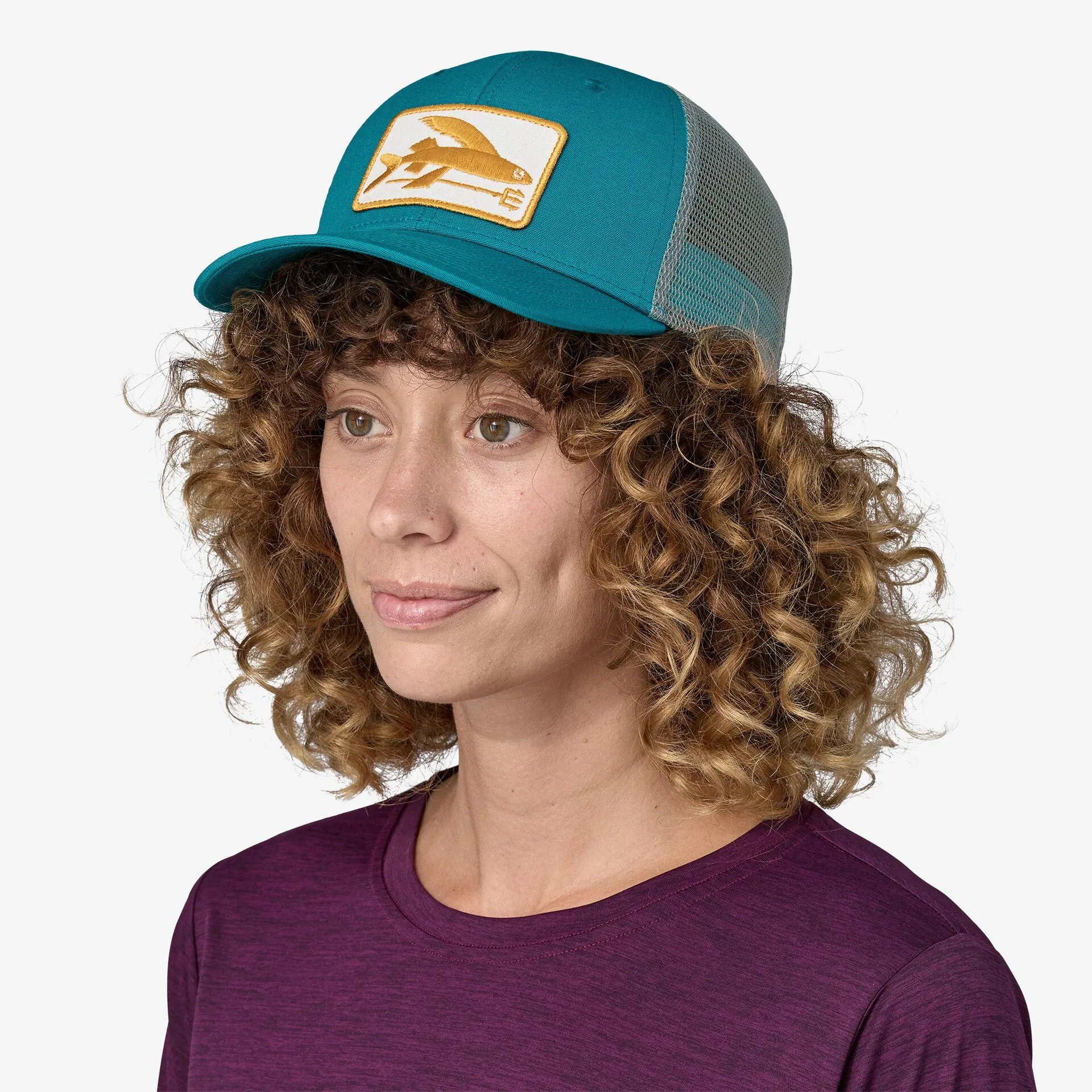 Flying Fish LoPro Patagonia Trucker Cap, blue