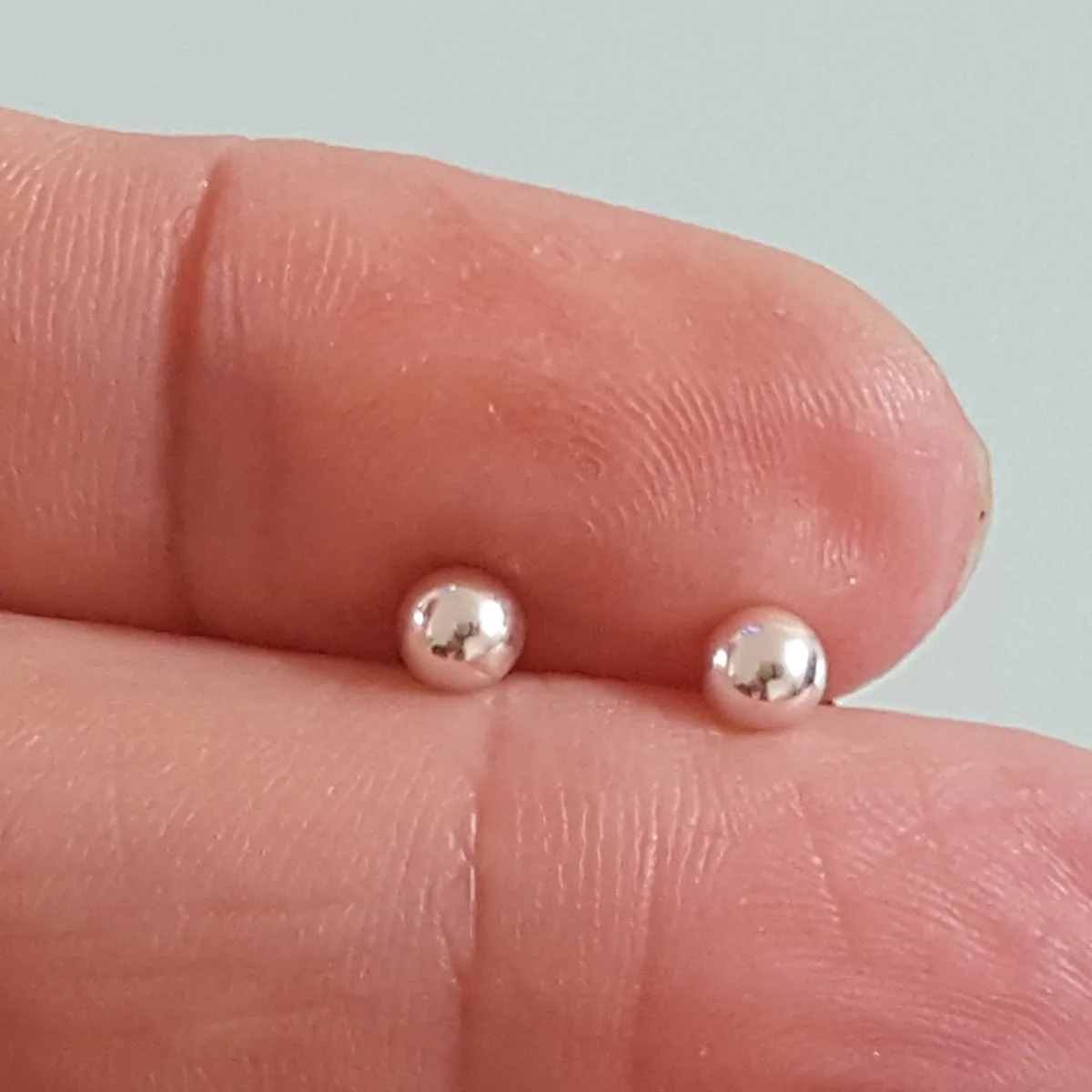 FREE GIFT - Sterling Silver 3 mm Ball Stud Earrings