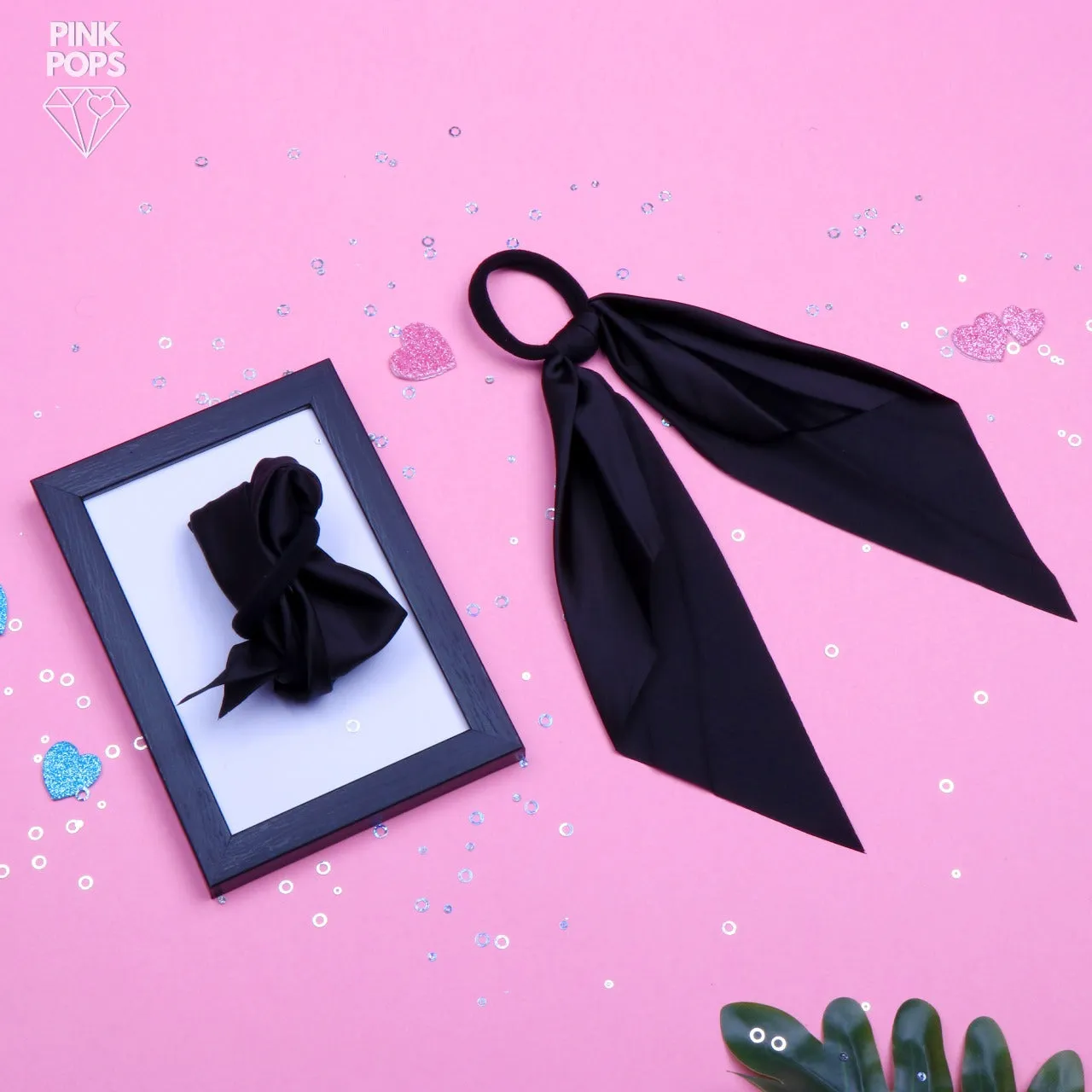 Glossy Silk Hair Ties