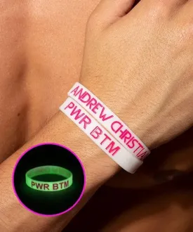 Glow-In-The-Dark PWR BTM Wristband