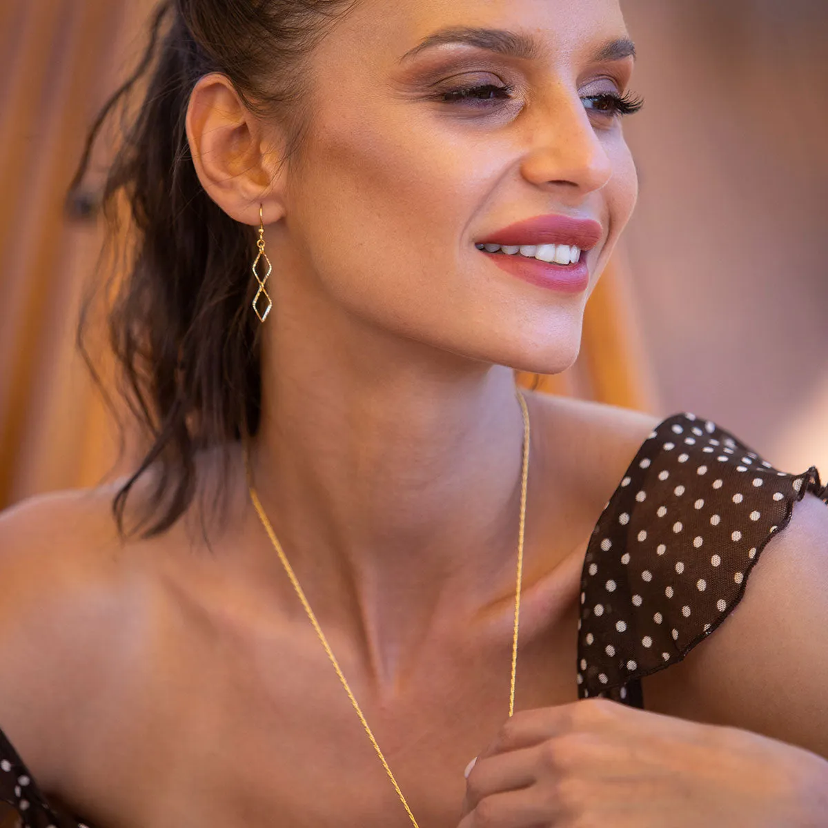 Gold Plated 24 Inch Rope Chain Necklace