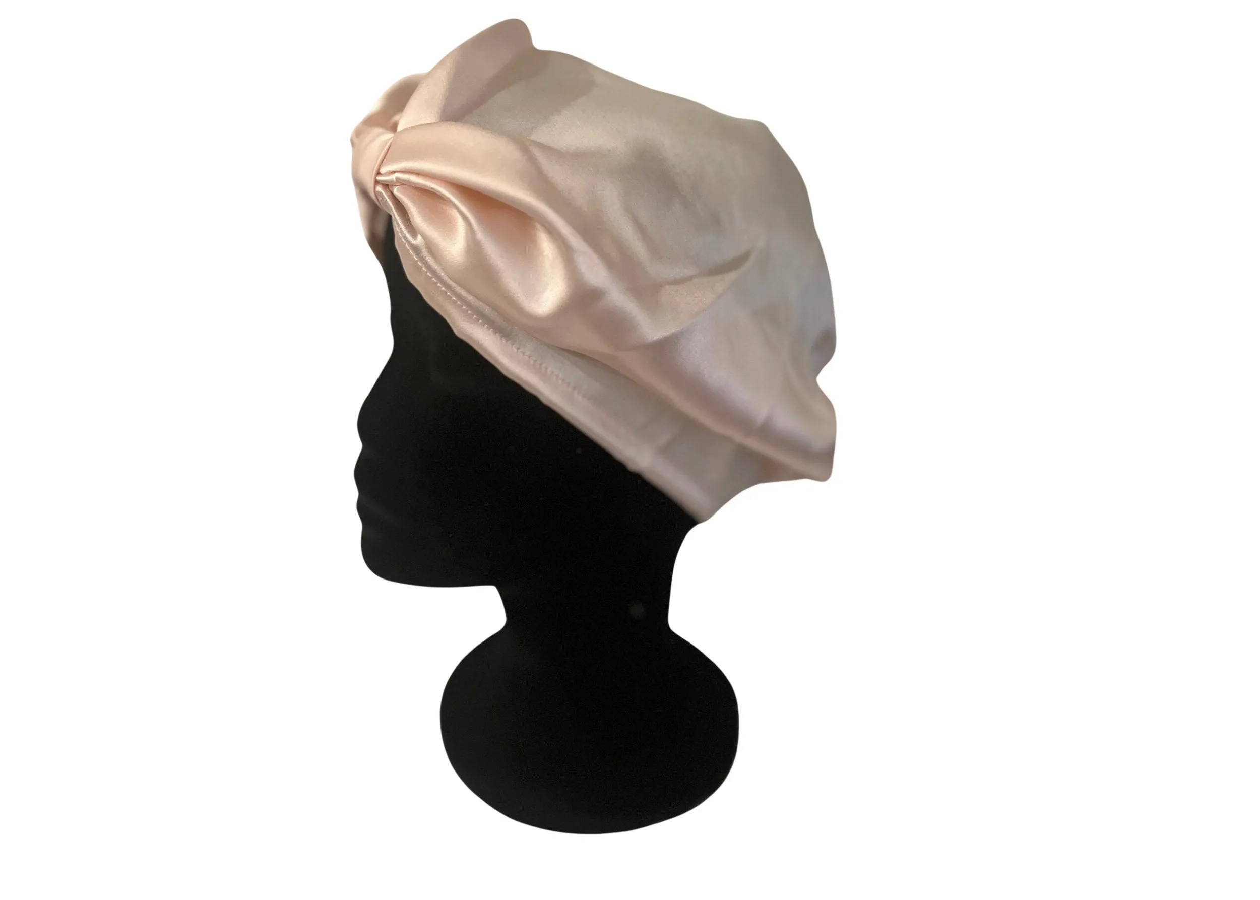 Gold Square Silk Night Cap/Bonnet