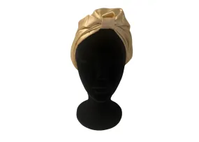 Gold Square Silk Night Cap/Bonnet