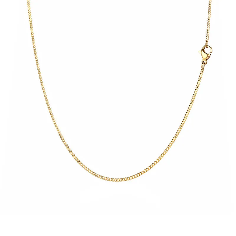 Gold Thin Cuban Chain (1.5MM)