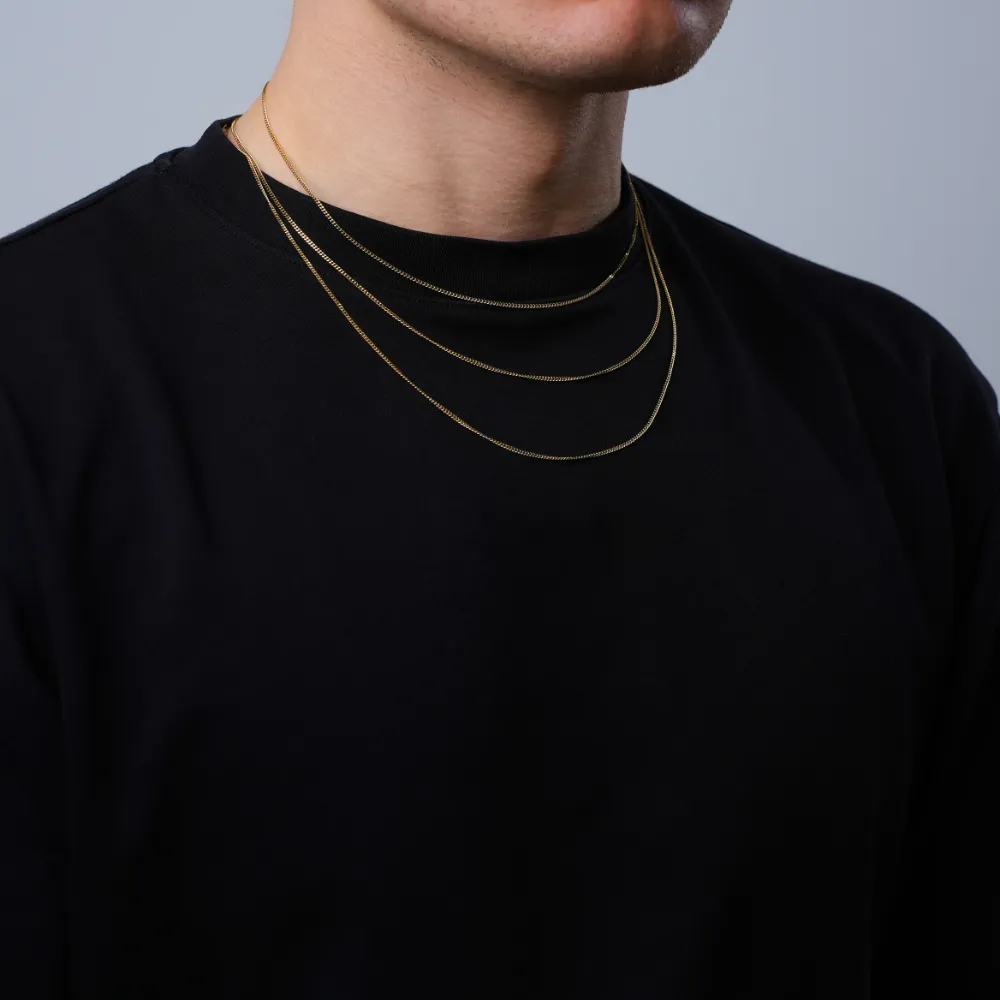 Gold Thin Cuban Chain (1.5MM)