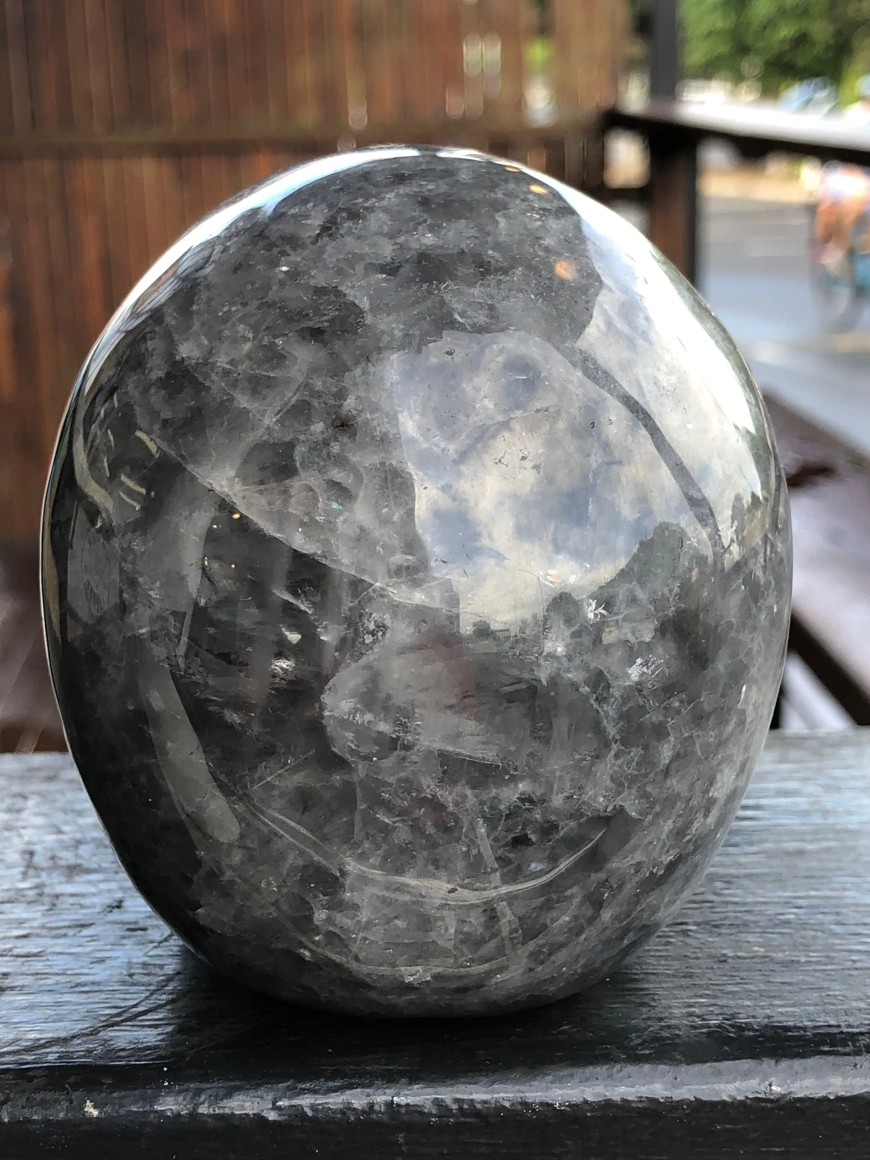 Grey Fluorite Skull [1k1146]
