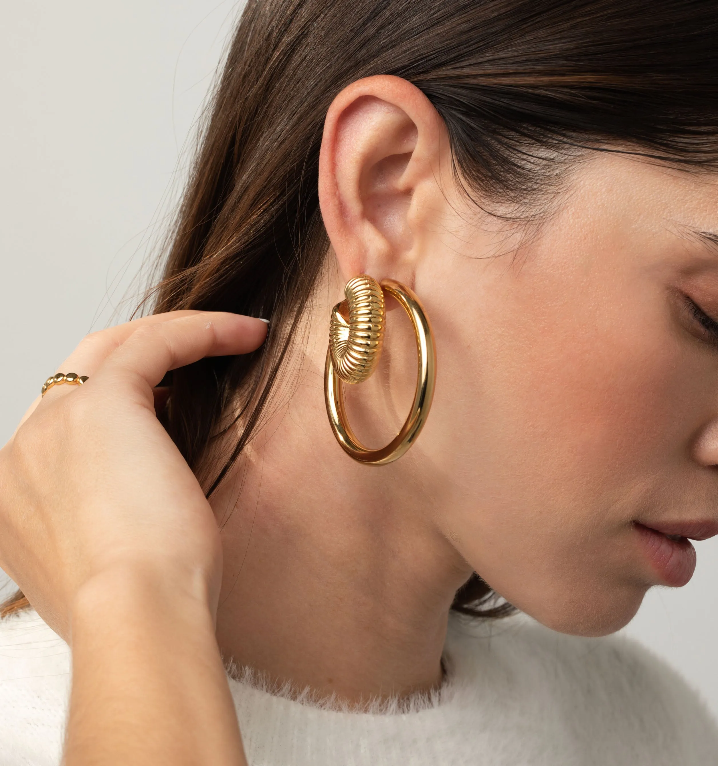 Hoop Earrings - Set Of 2