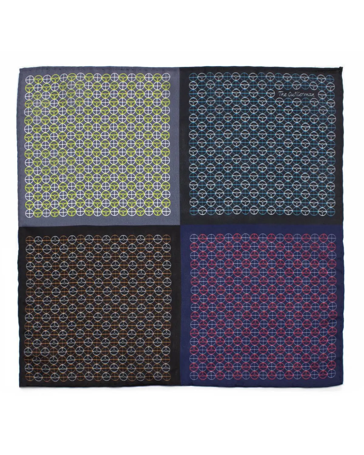 ICON - Four Quarter Silk Pocket Square - Ties