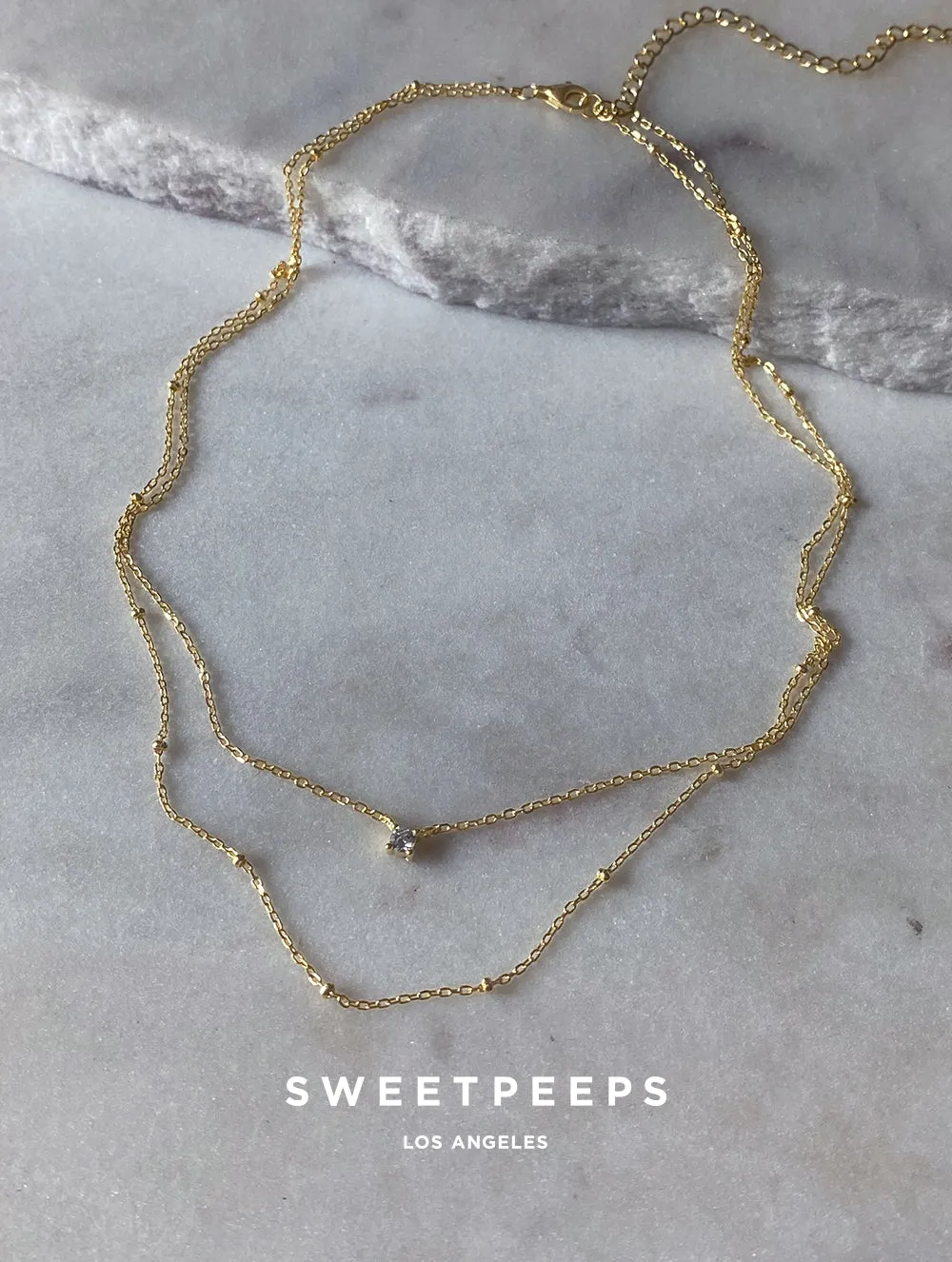 Influencer 2 Thin Chain Necklace