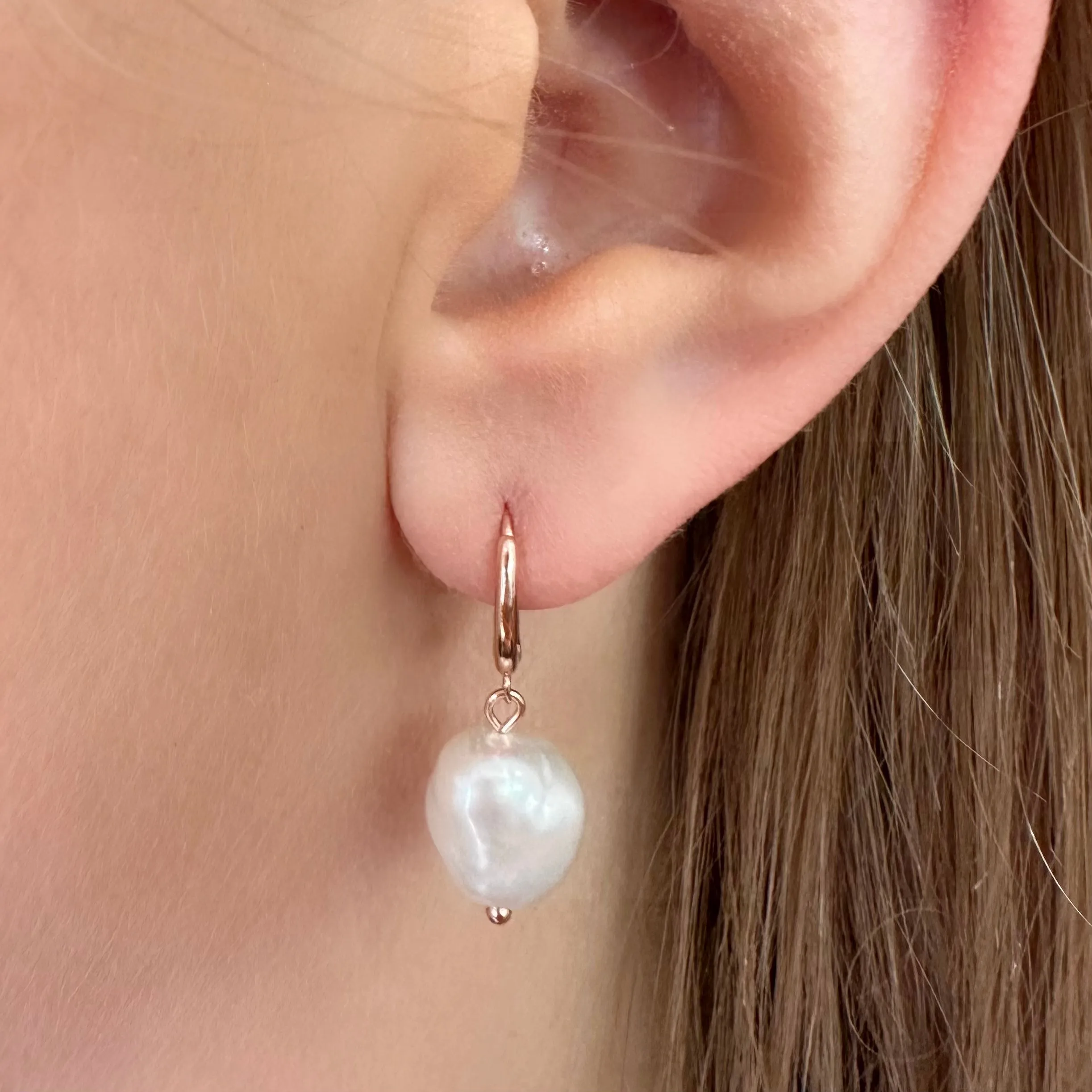 Josephine Rose Gold Earrings