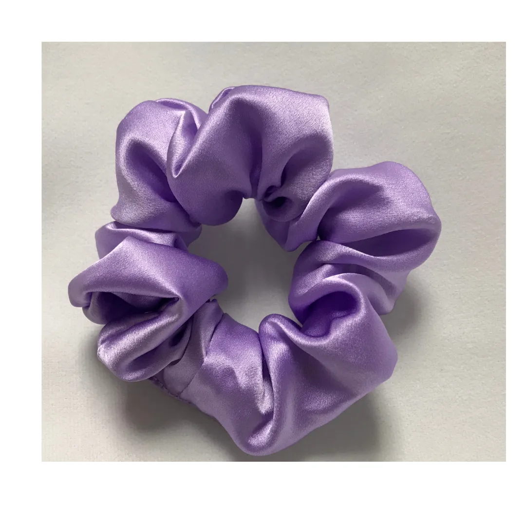 Large Silk Scrunchies Violet
