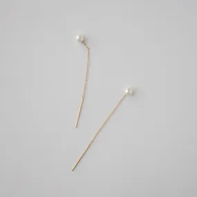 Lili Earrings with Pearls