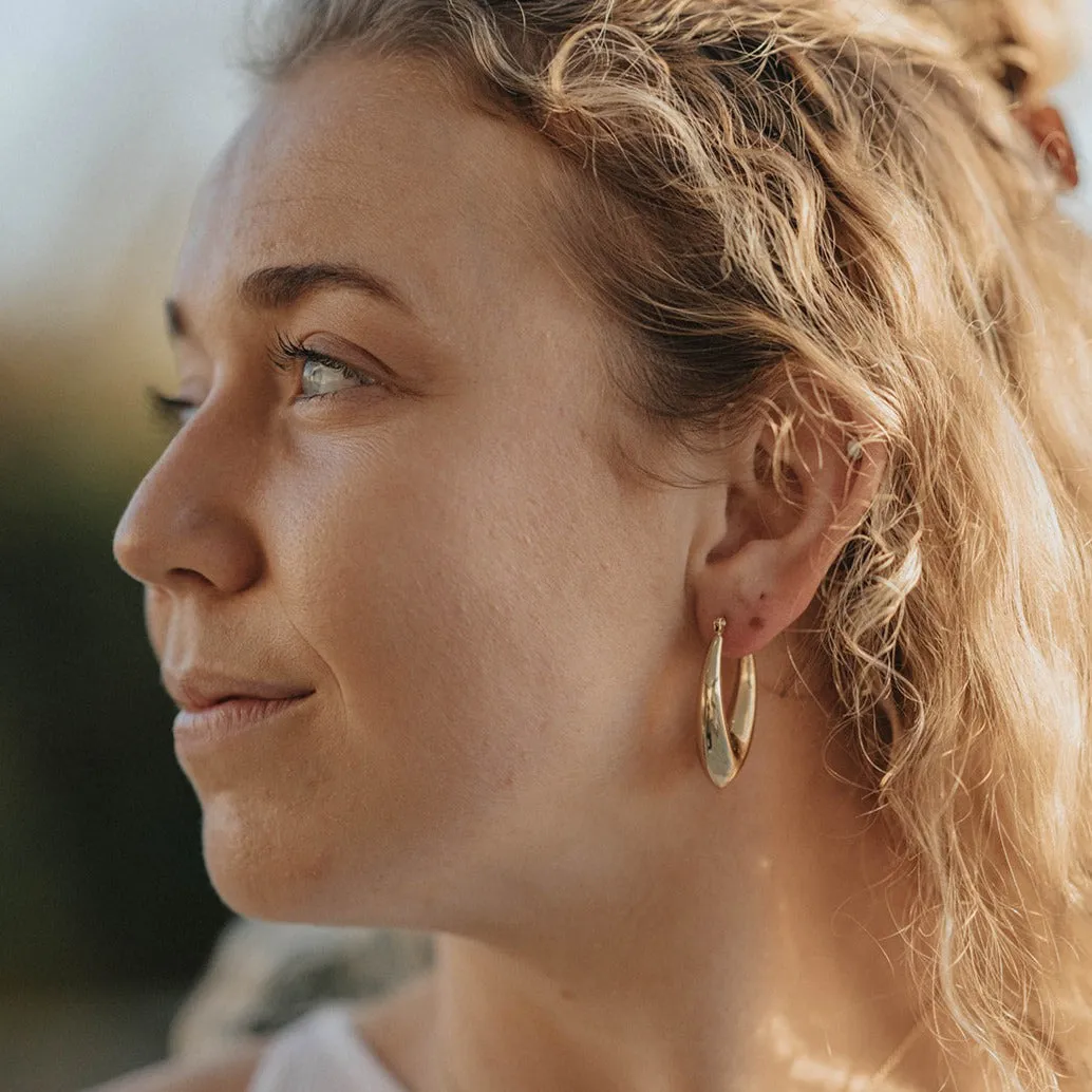 Lily | 18k Statement Gold Earrings