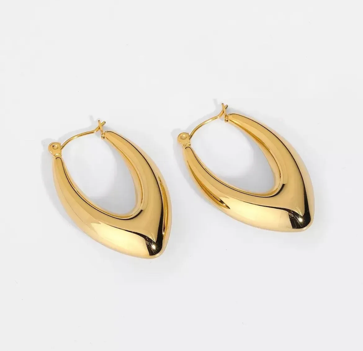 Lily | 18k Statement Gold Earrings