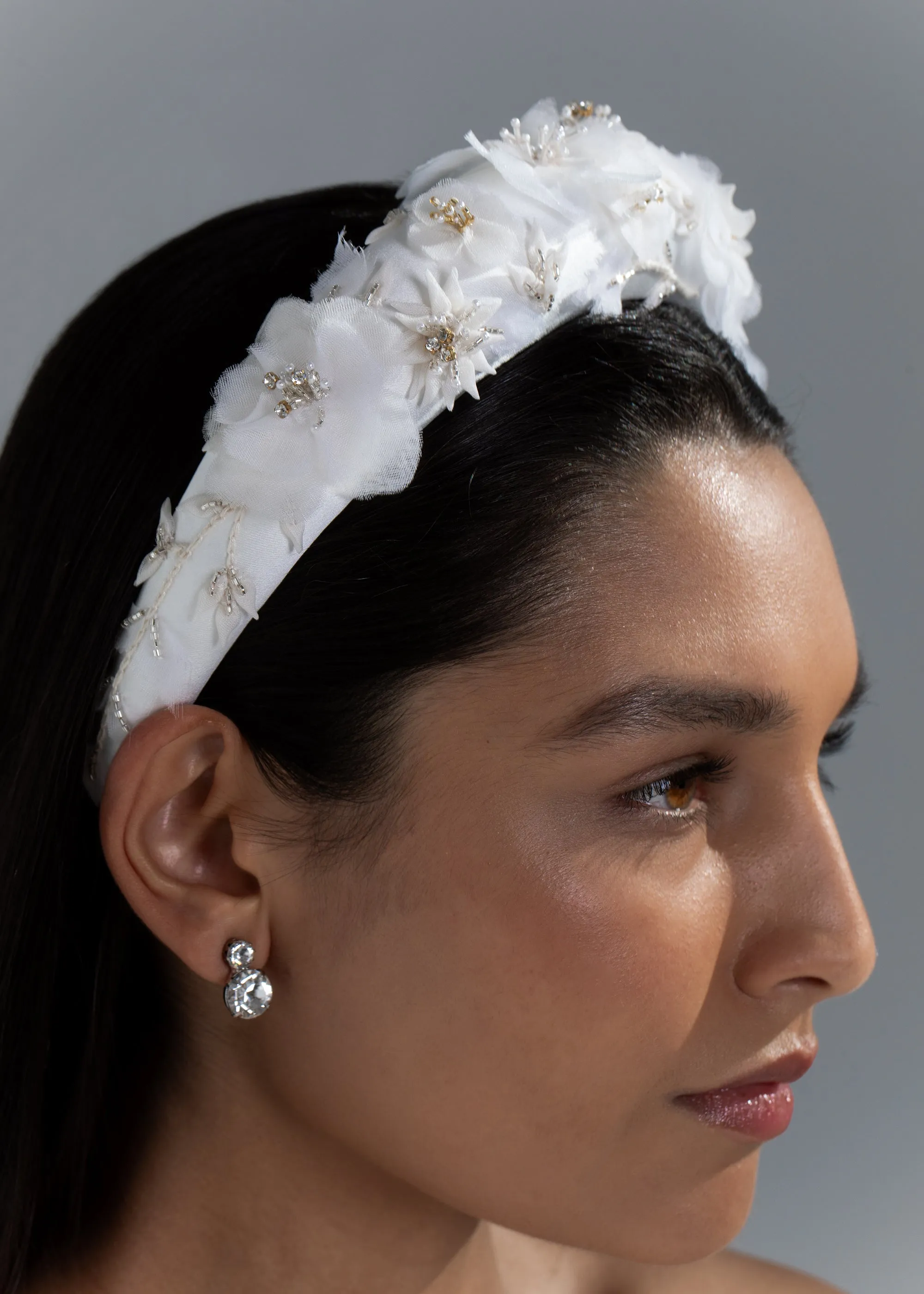 Lindy Headband -- Cream