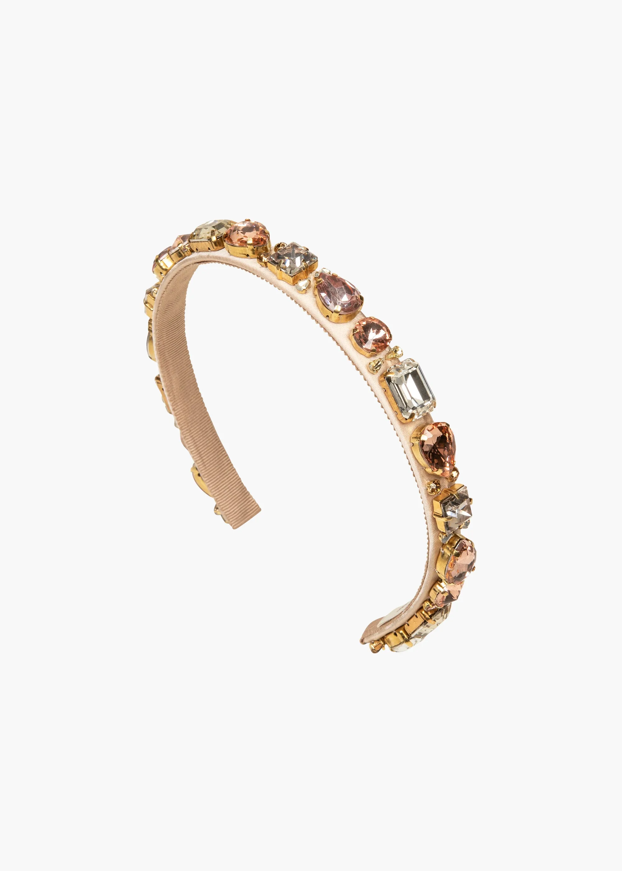Champagne Lucia Embellished Headband