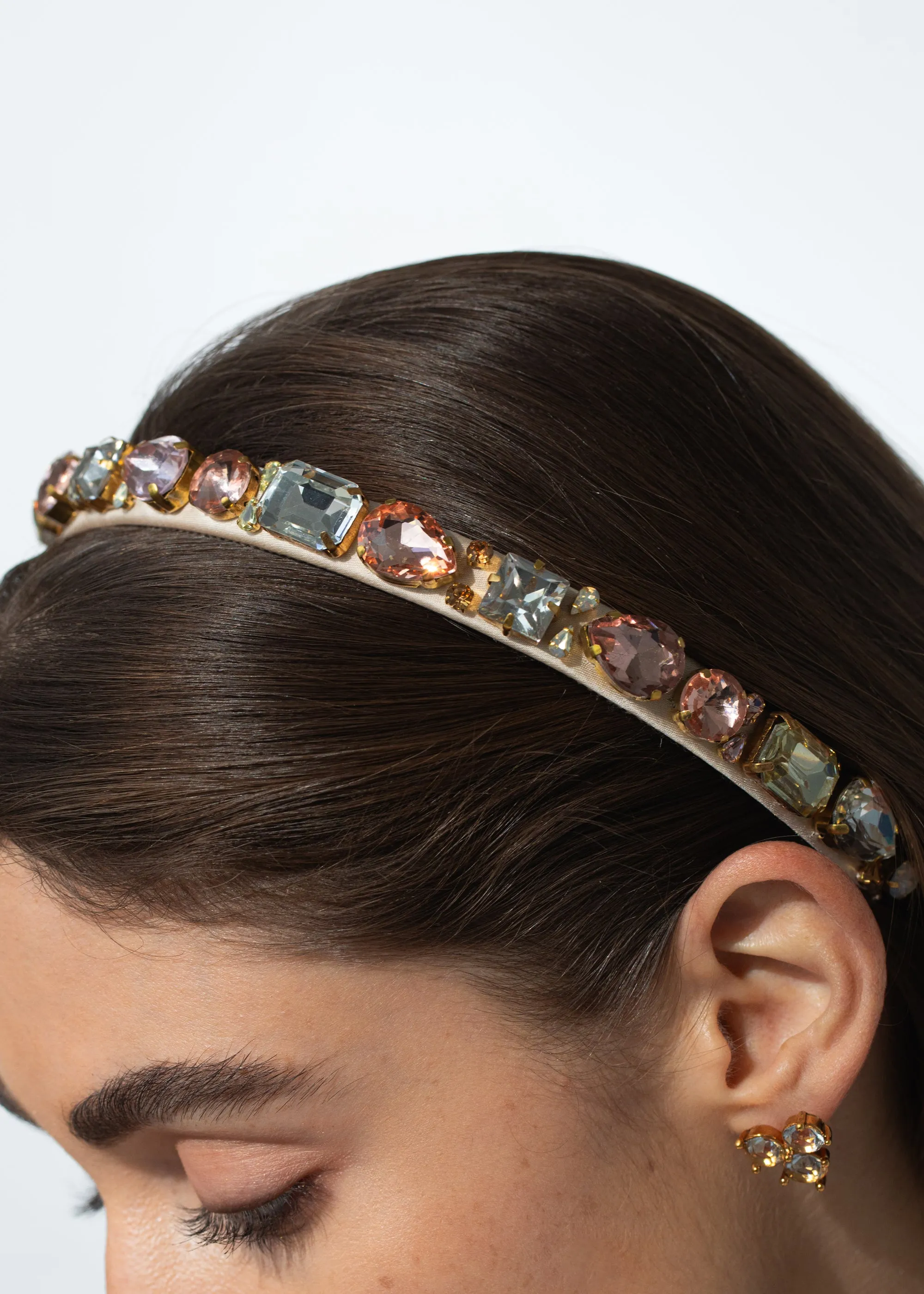 Champagne Lucia Embellished Headband