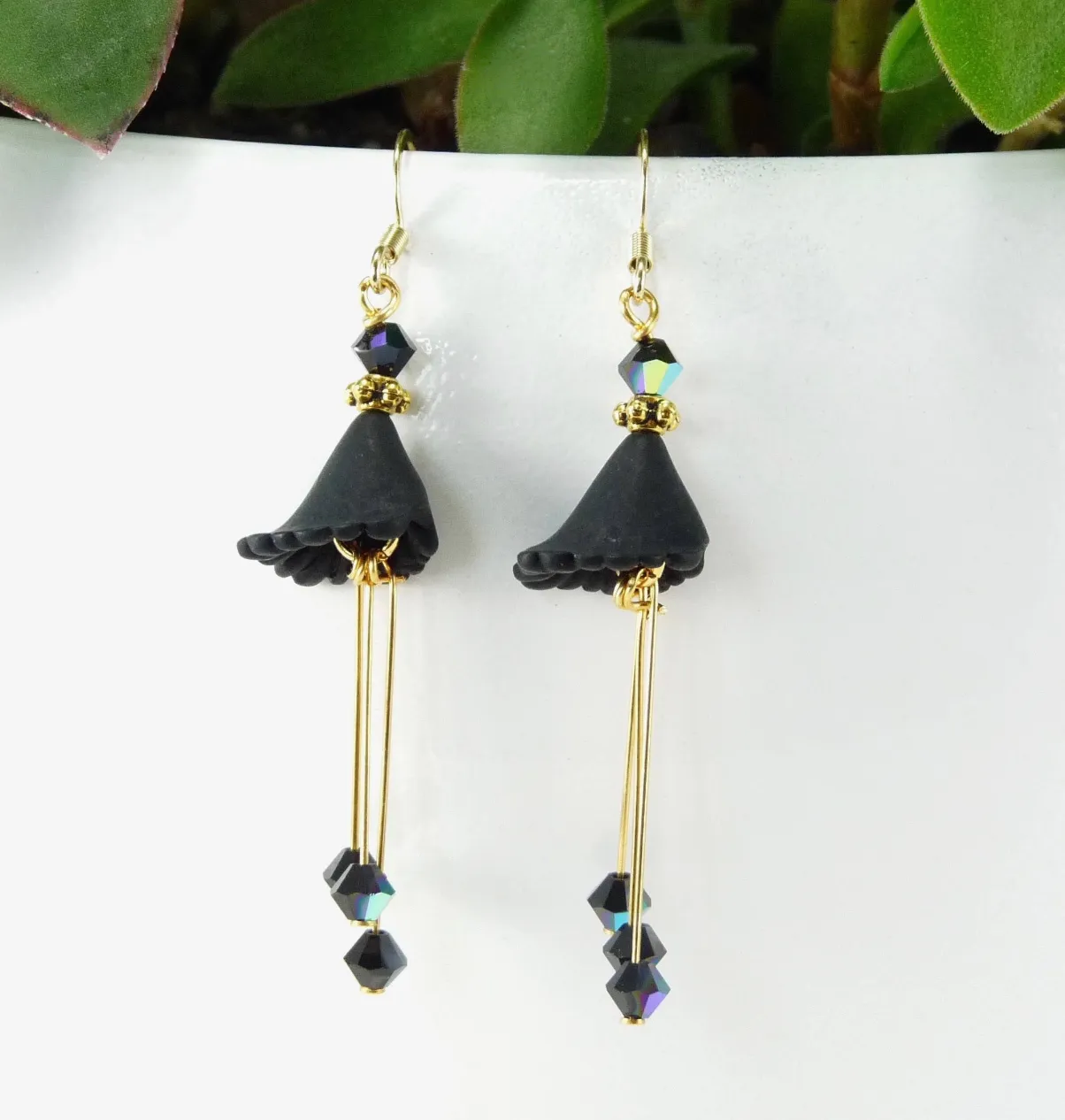 Lucite Dangle Earrings (3 Colors)