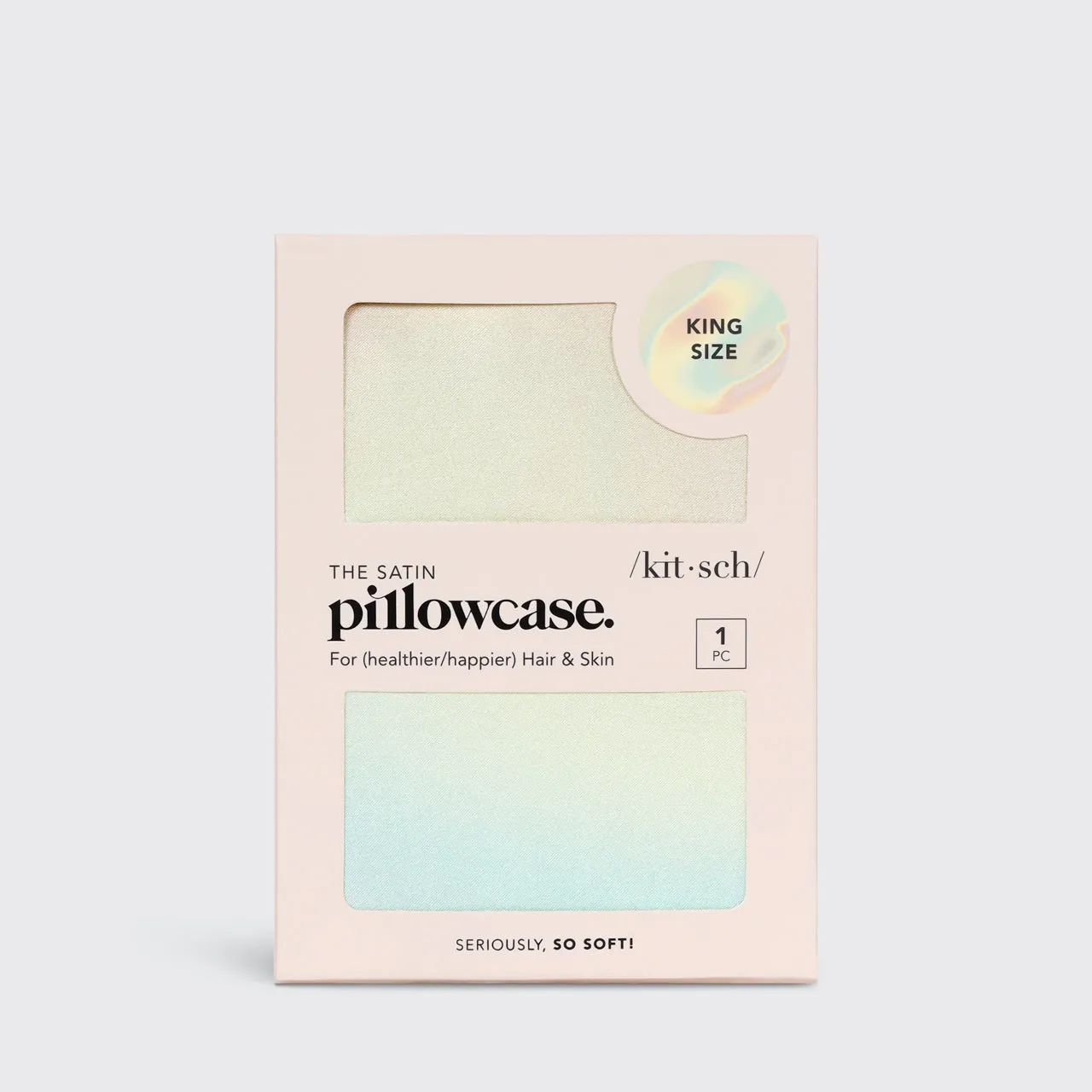 Luxe Satin Pillowcase & Eye Mask Bundle -  Aura (King)
