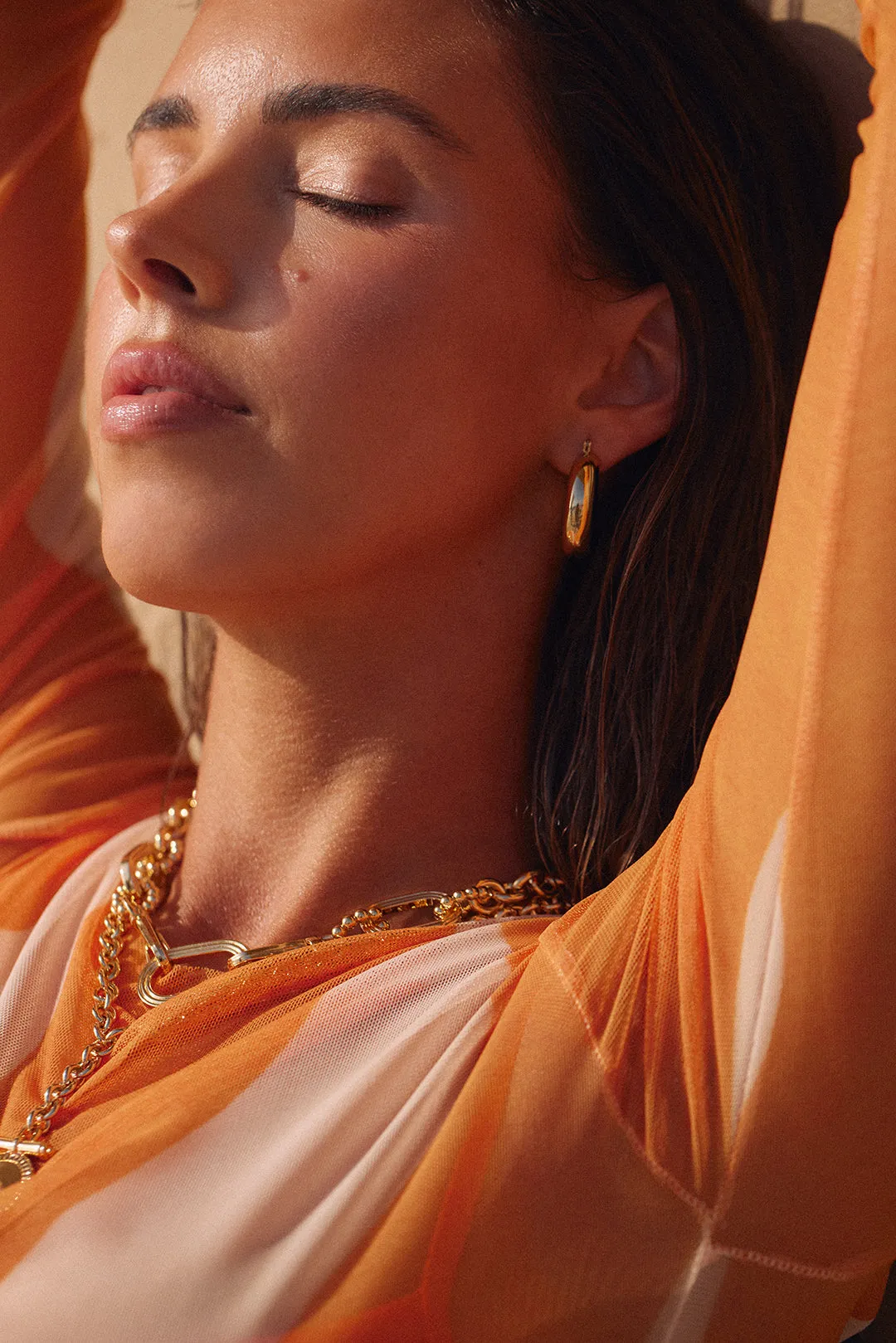Malibu Tube Hoops | Sivan Ayla x Luv Aj