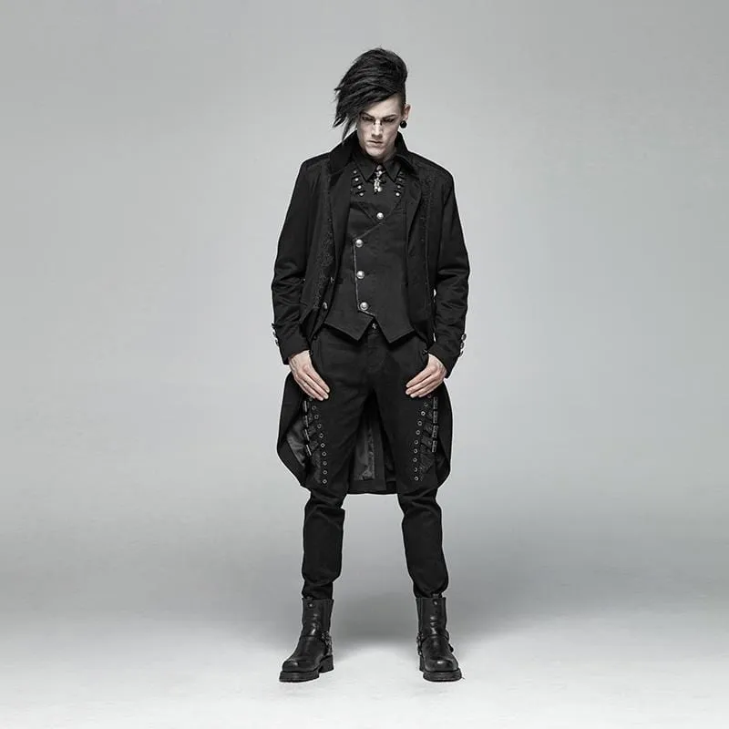 Men's Goth Pinstripes Vest