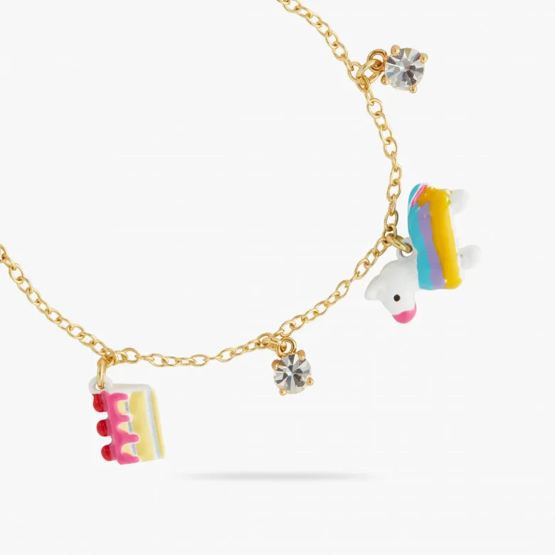 N2 - AQPP201 Cake, Piñata and candle charm bracelet