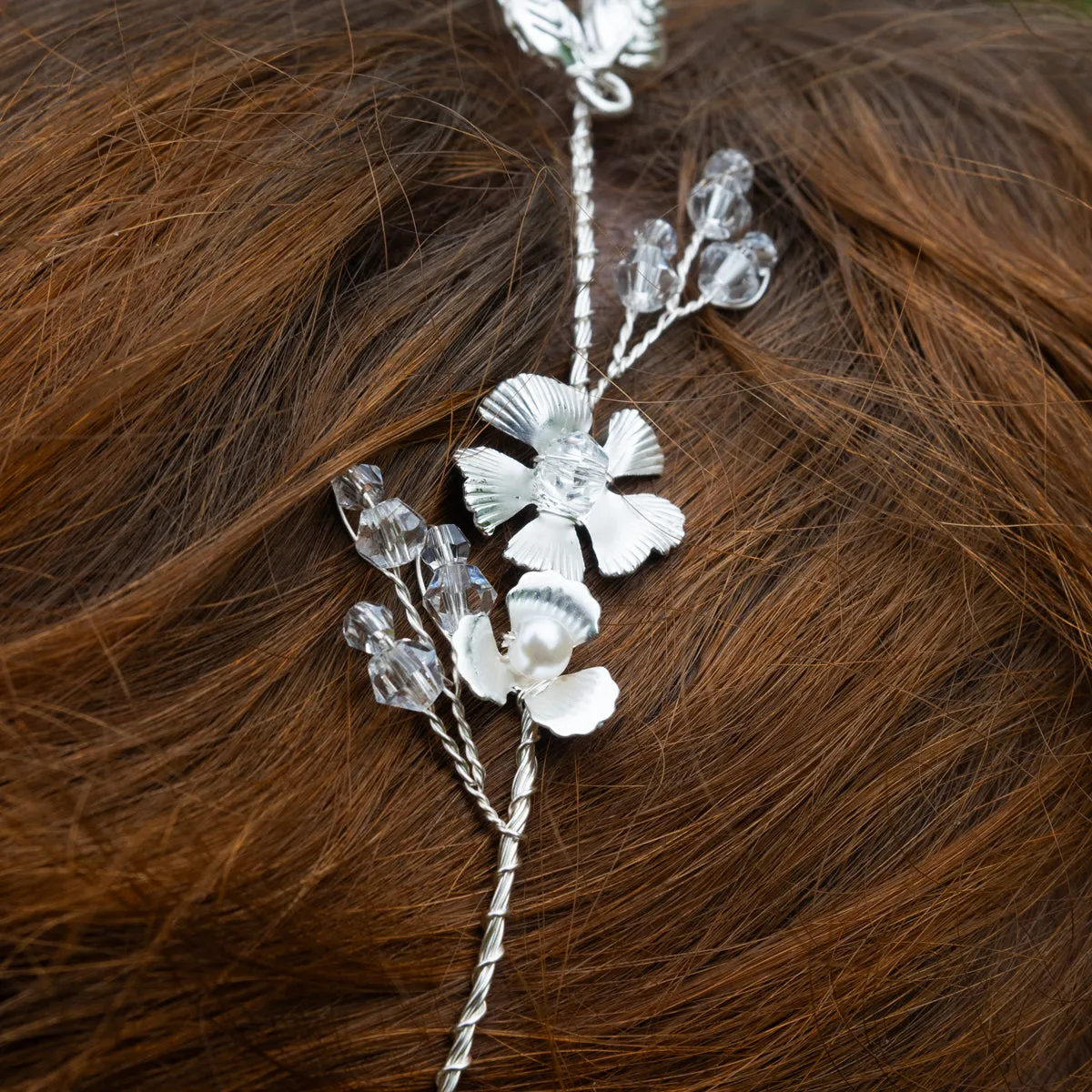 Netherfield Ball Regency Dainty Flower Hair Accessory