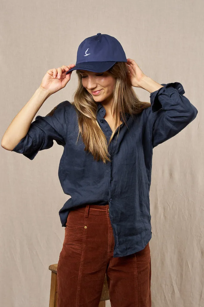 NL Embroidered Baseball Cap Navy