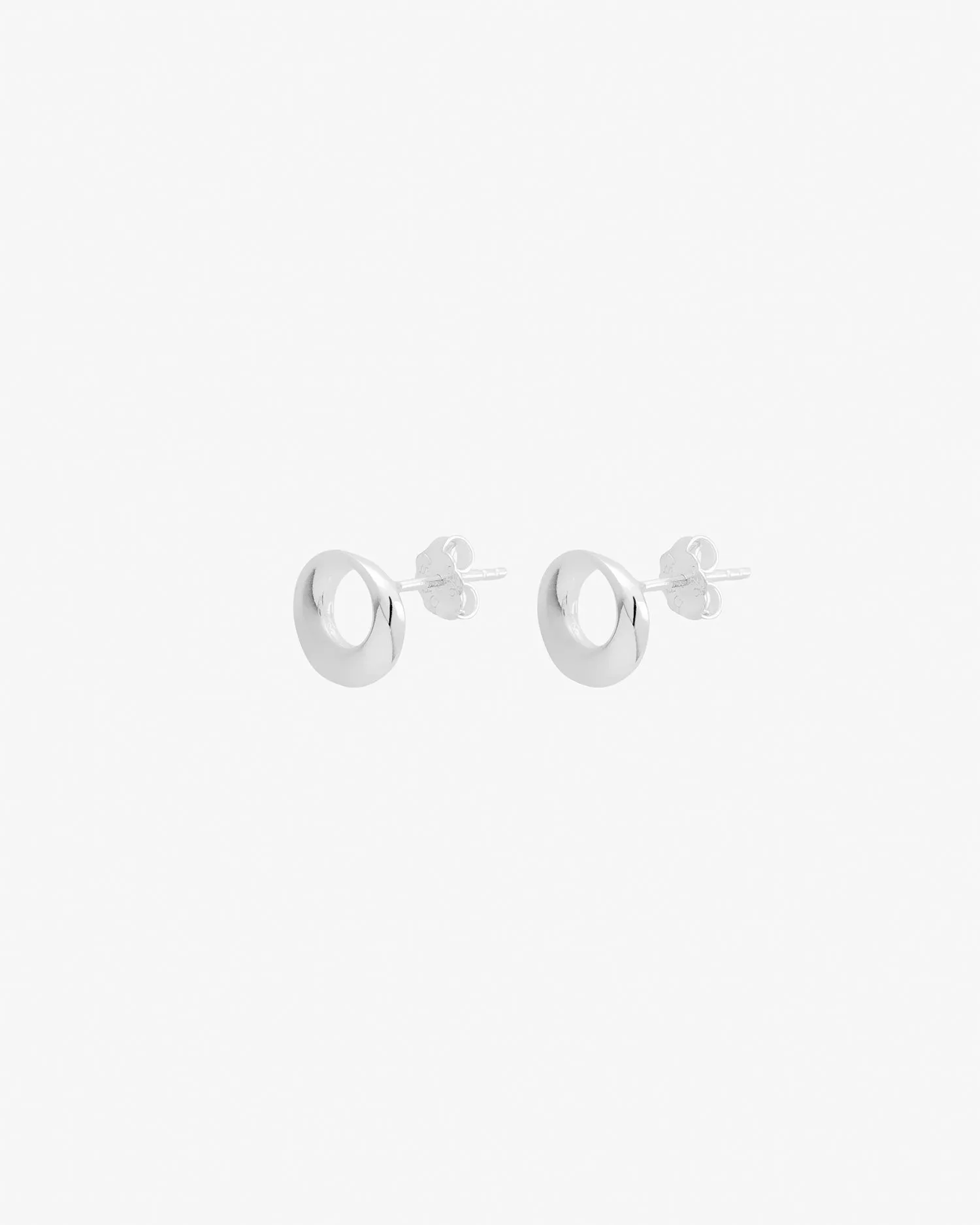Orbit drop studs silver