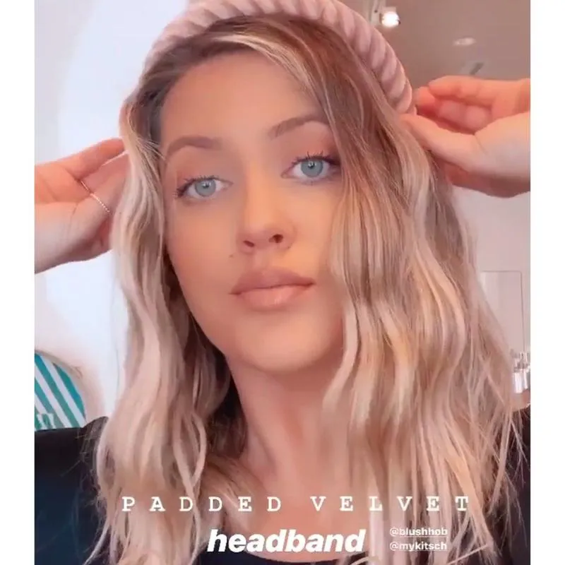 PADDED VELVET HEADBAND