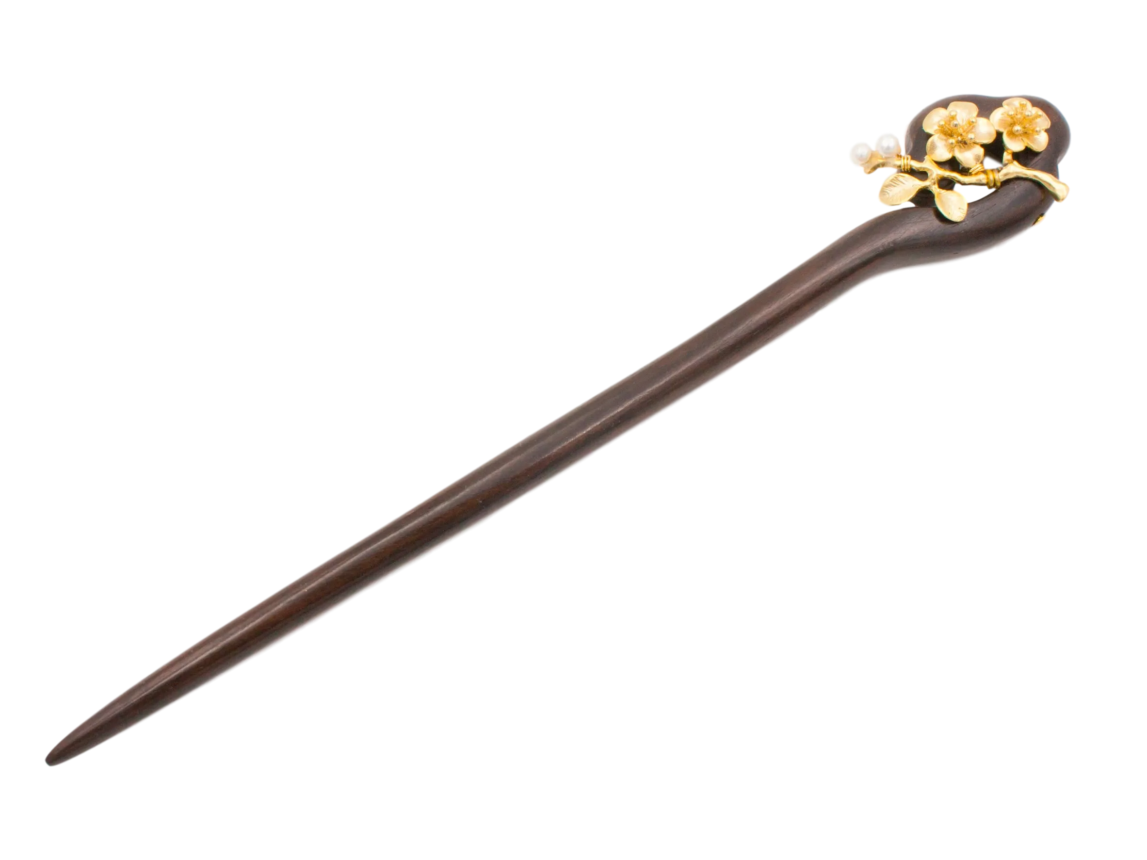 Plum Blossom Wood Hair Stick