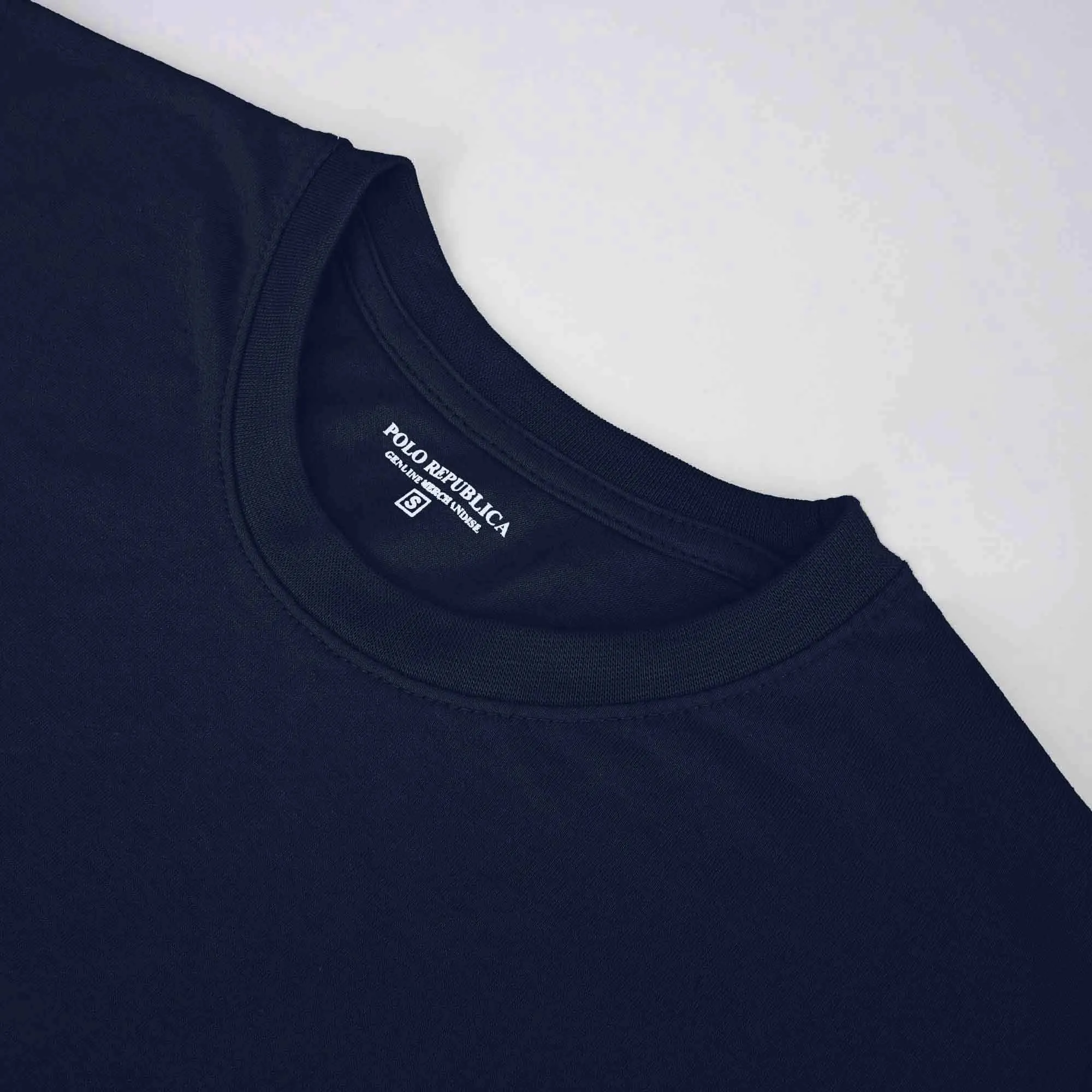 Polo Republica Men's World Wide Printed Crew Neck Tee Shirt