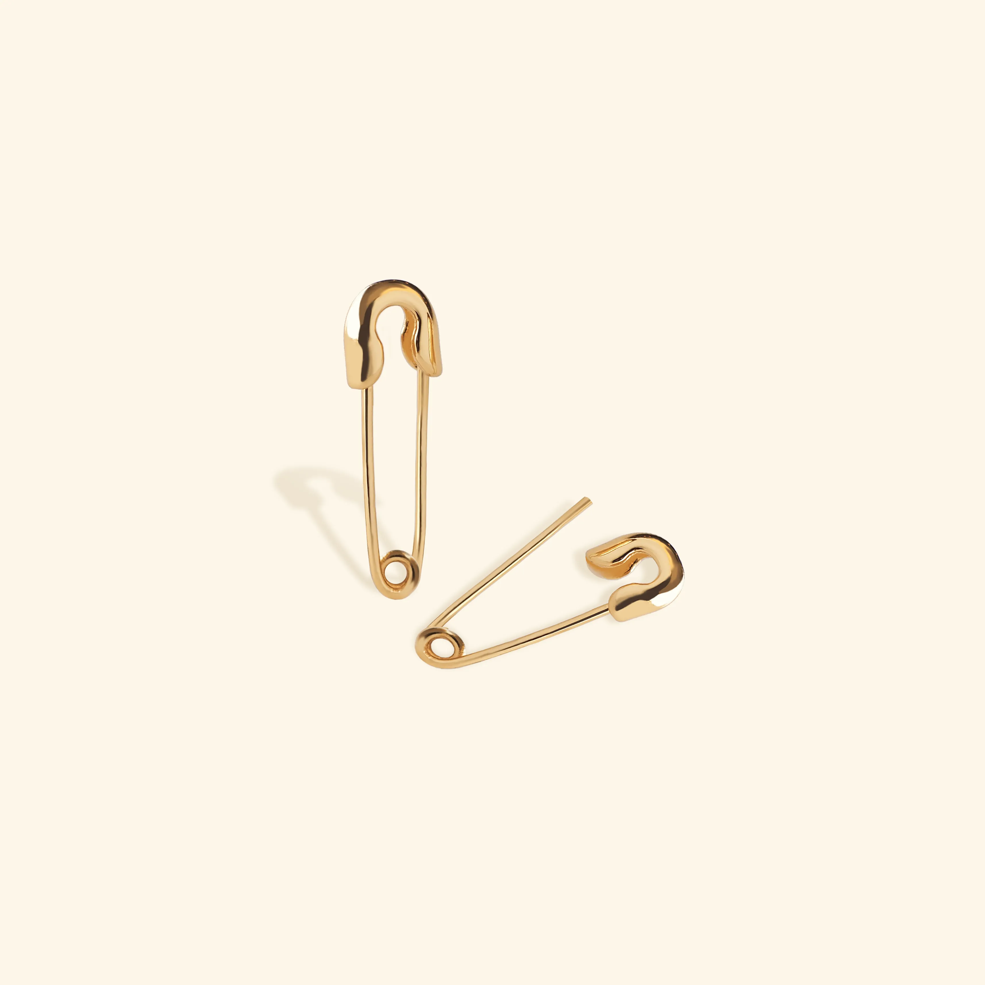 Safety Pin Stud Earrings