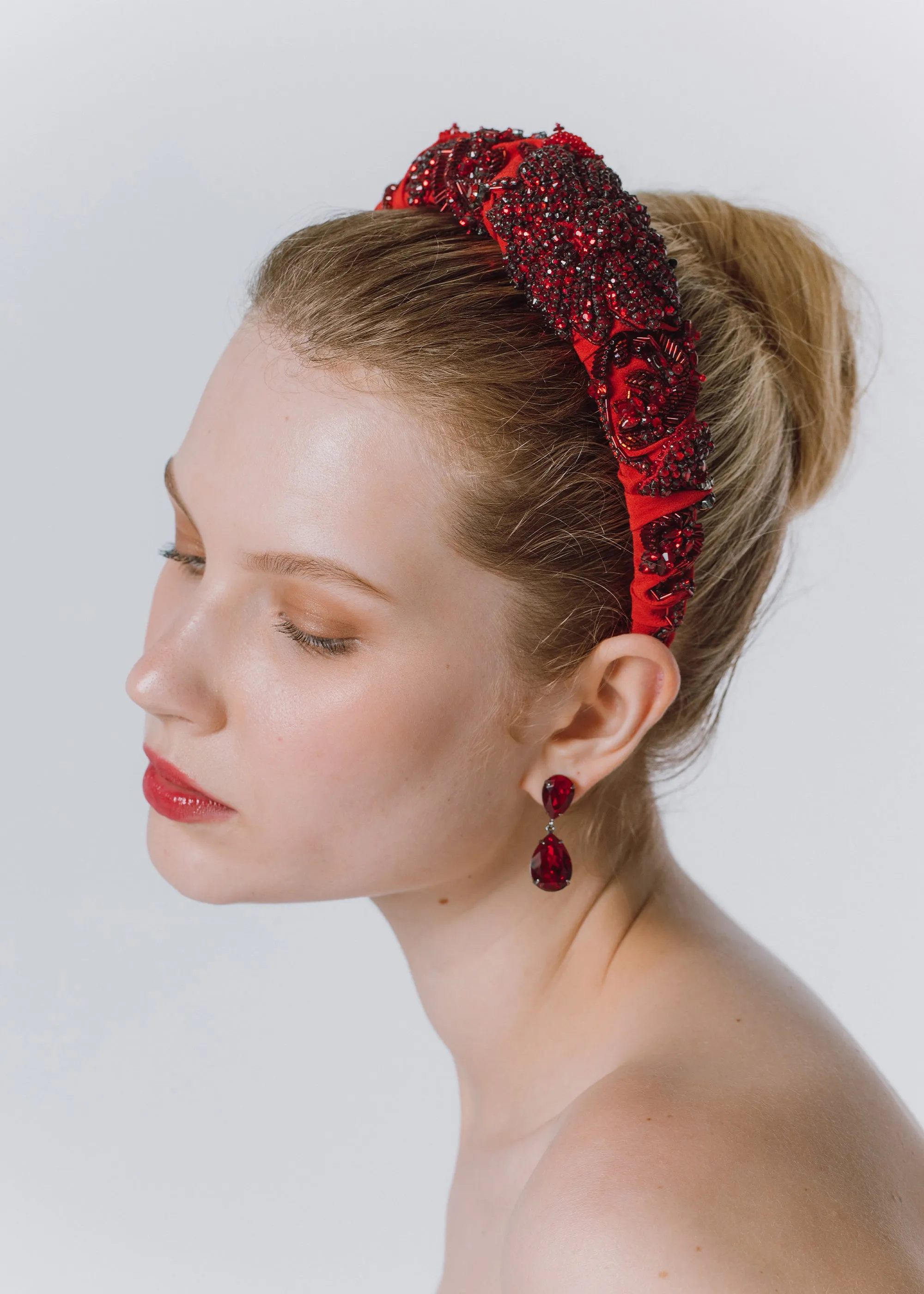 Scarlette Headband -- Ruby