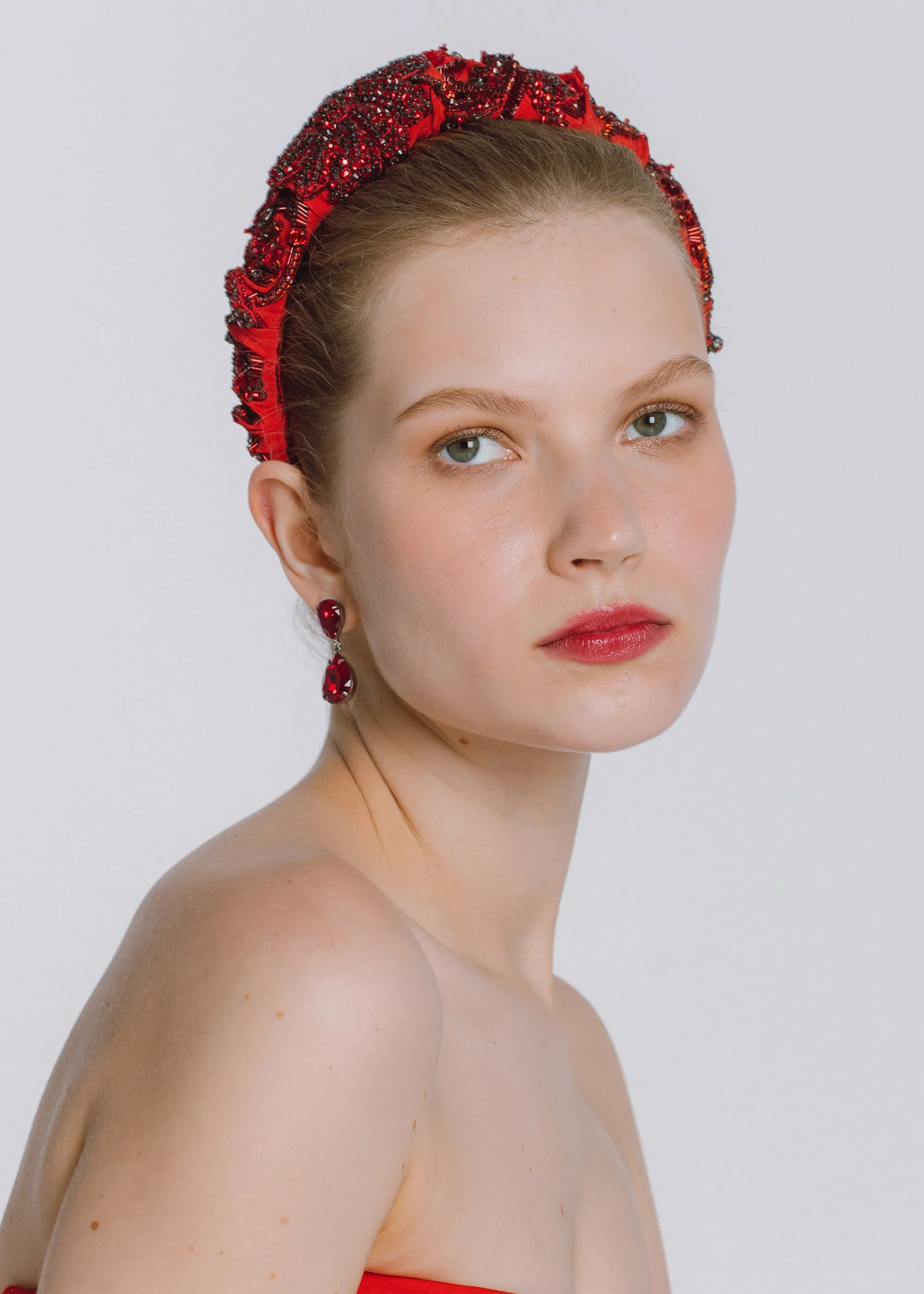 Scarlette Headband -- Ruby