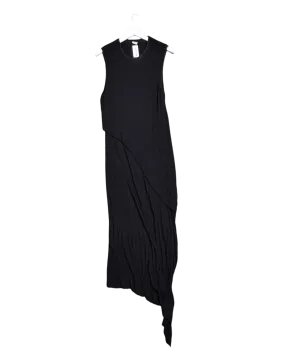 Size S - OAK Black Layered Tank Maxi Dress