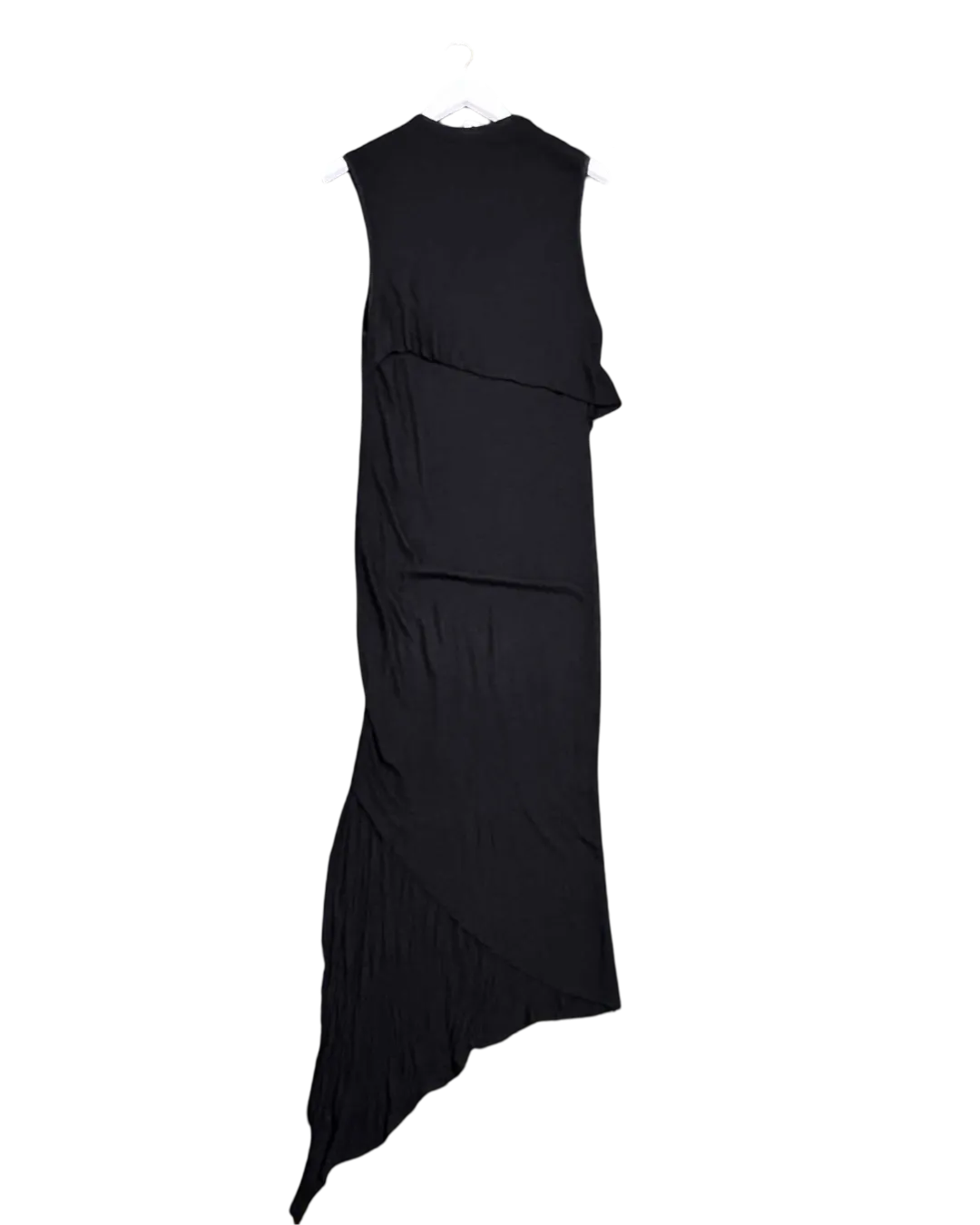 Size S - OAK Black Layered Tank Maxi Dress