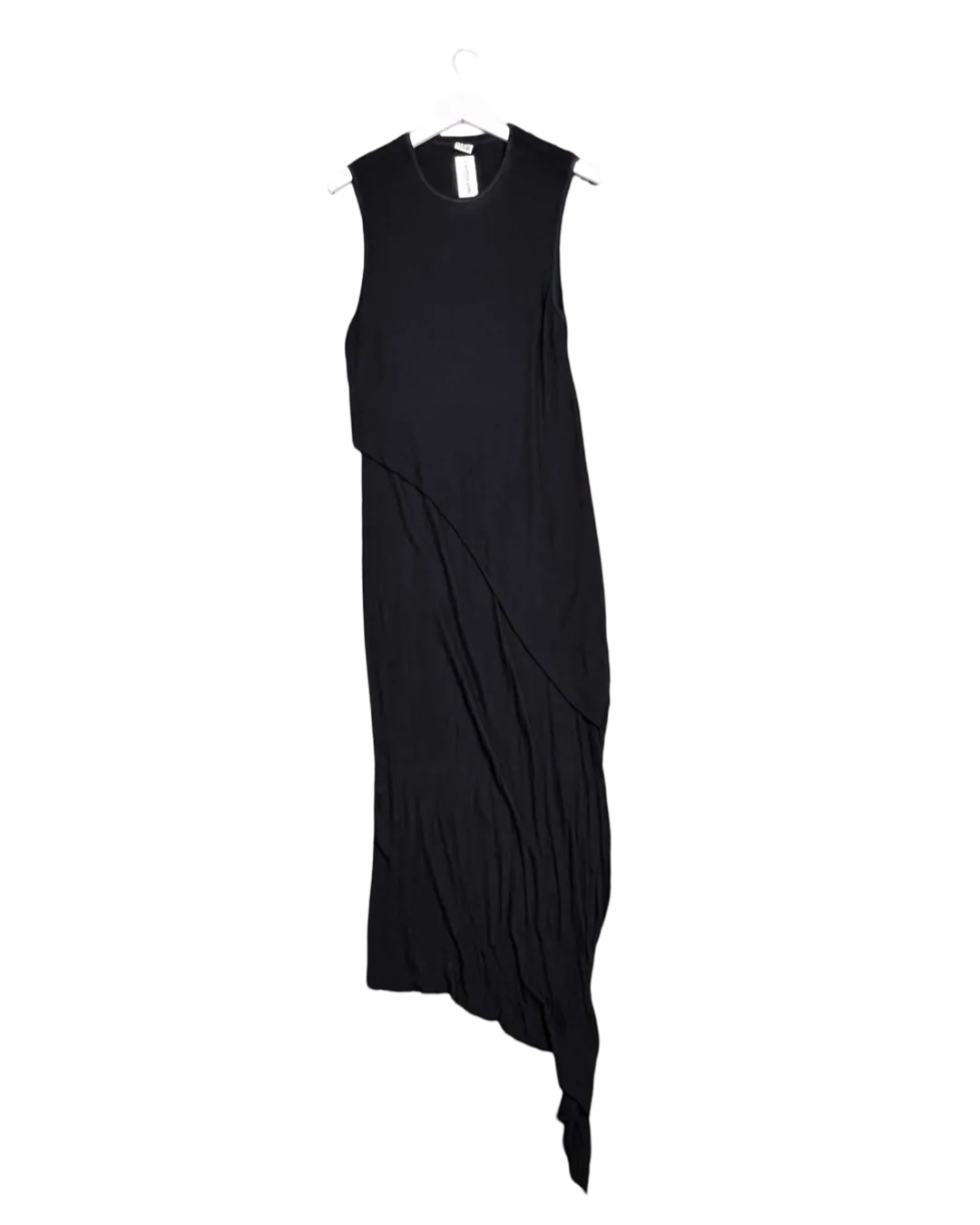 Size S - OAK Black Layered Tank Maxi Dress