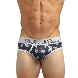 Skull & Bones Mid Century Brief