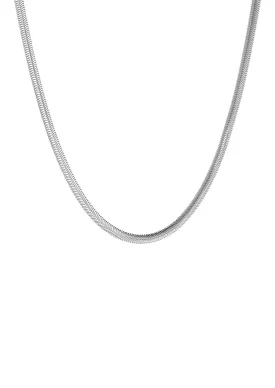 Snake Necklace Silver