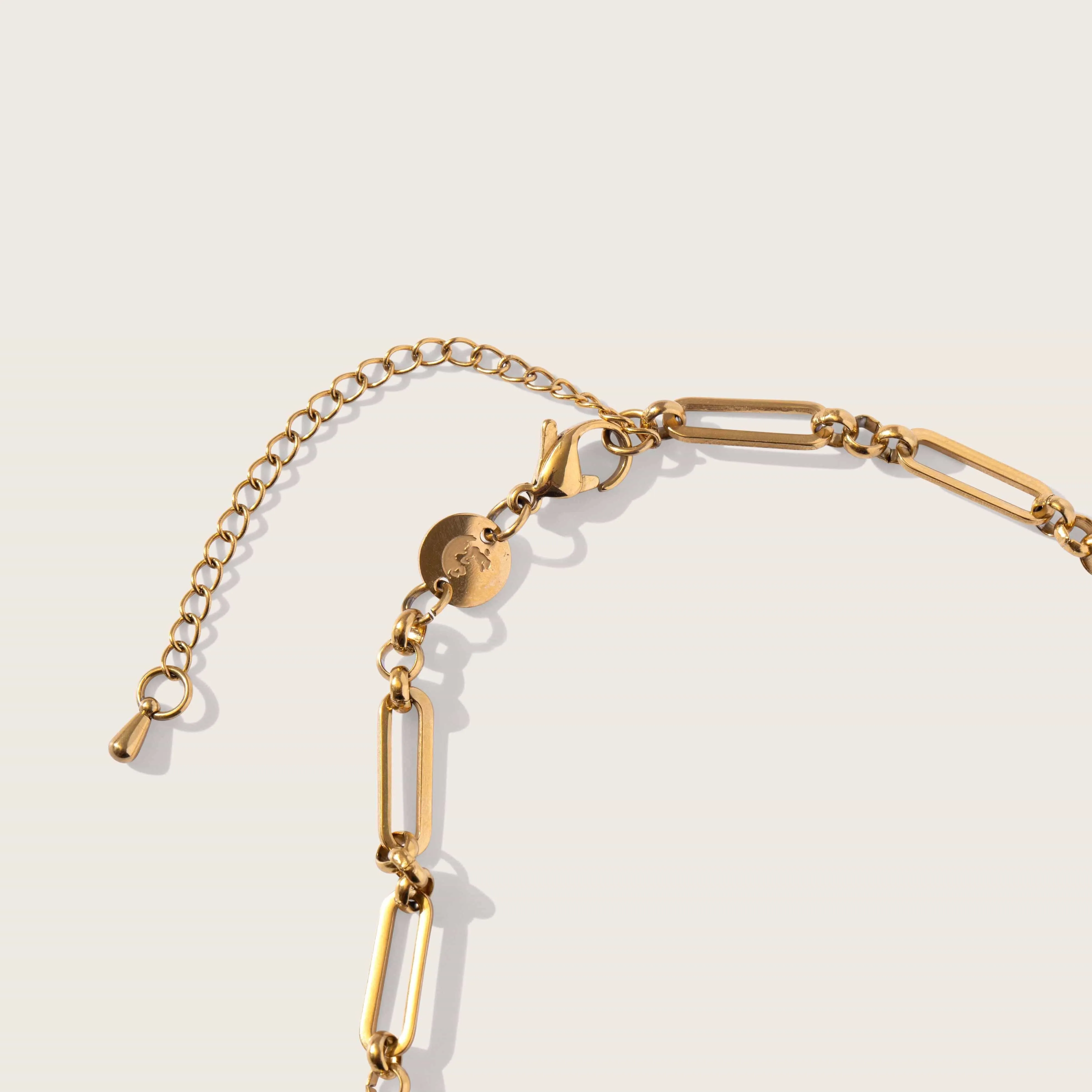 Solar Link Chain in Gold